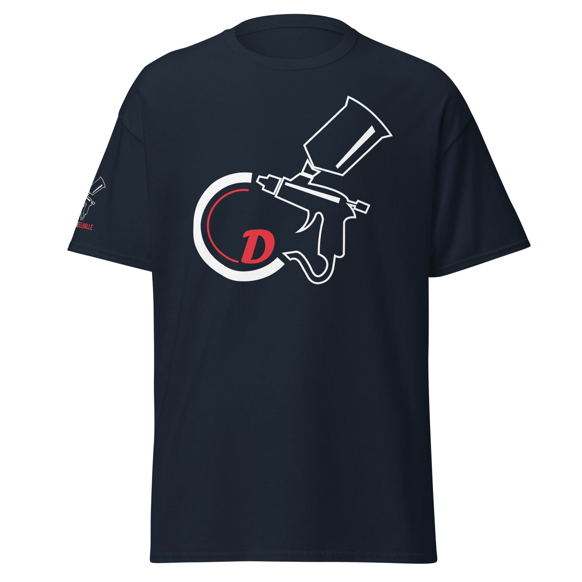 Christophe Delhalle - T-shirt classique homme - Face et manche droite