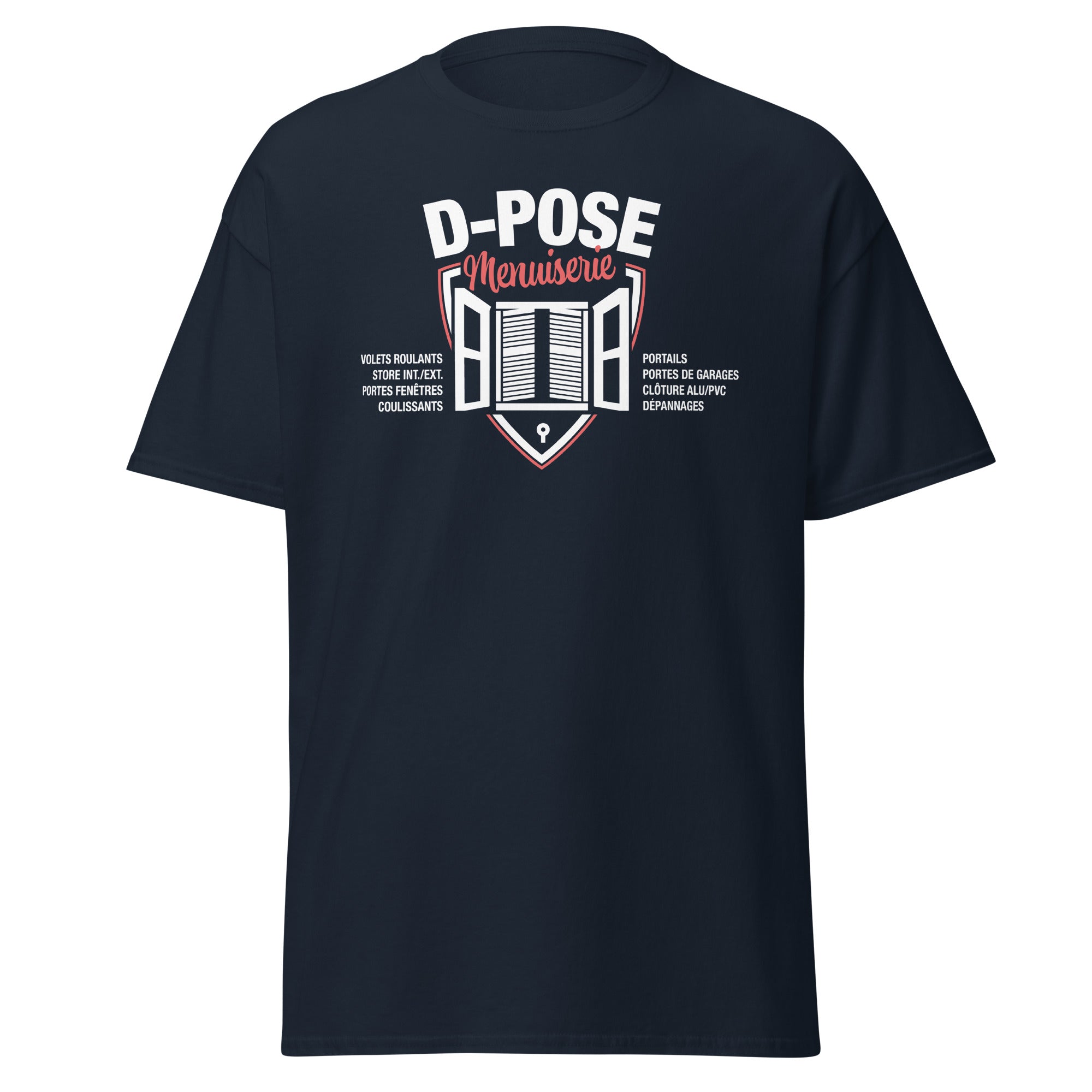 D-Pose - T-shirt classique homme impression num face