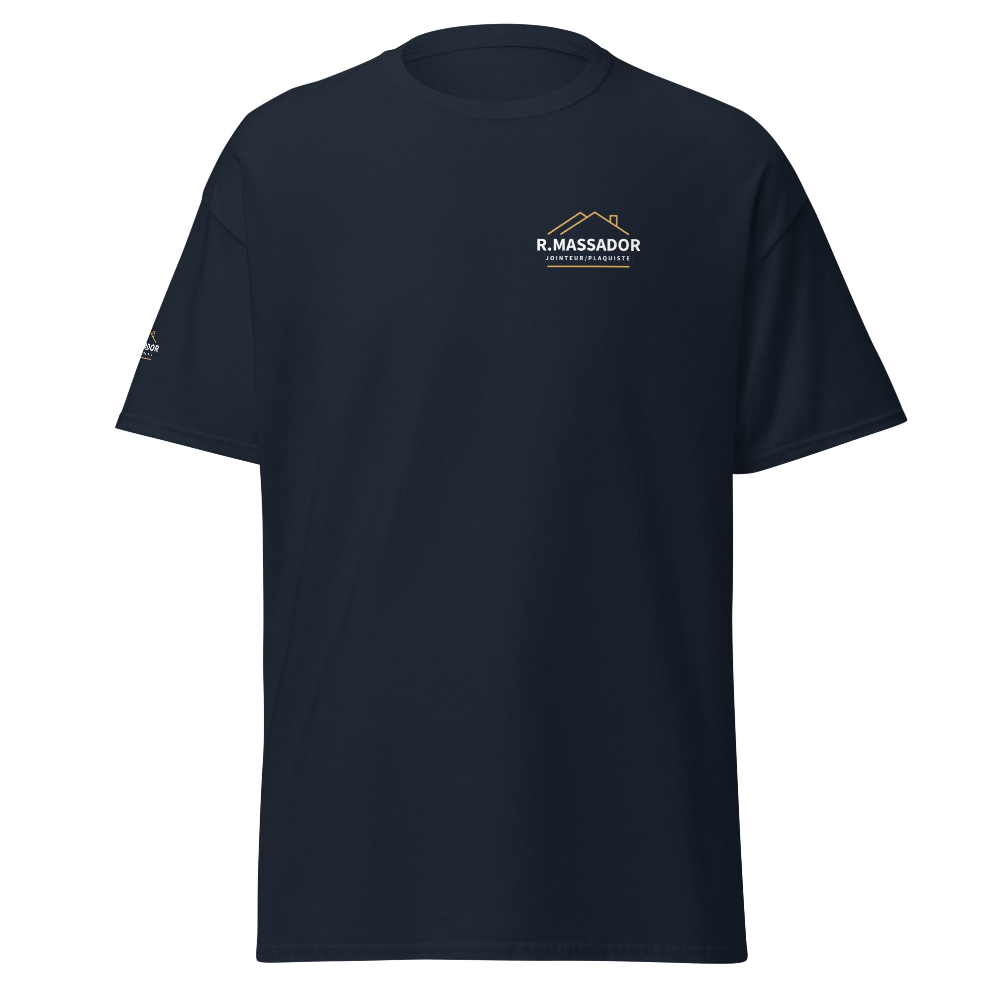 R. Massador - T-shirt classique homme cœur et manche