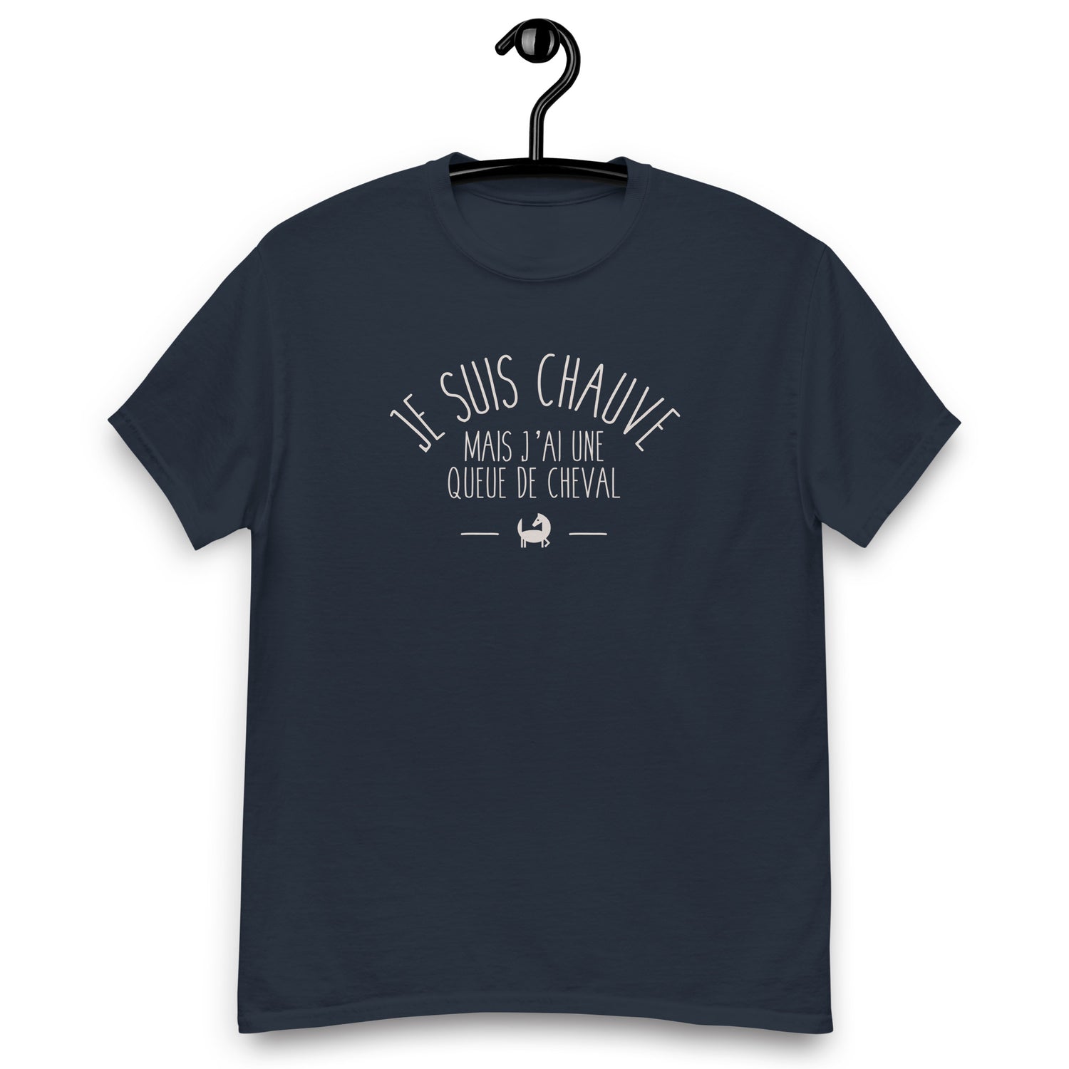 Je suis chauve - T-shirt coton classique homme