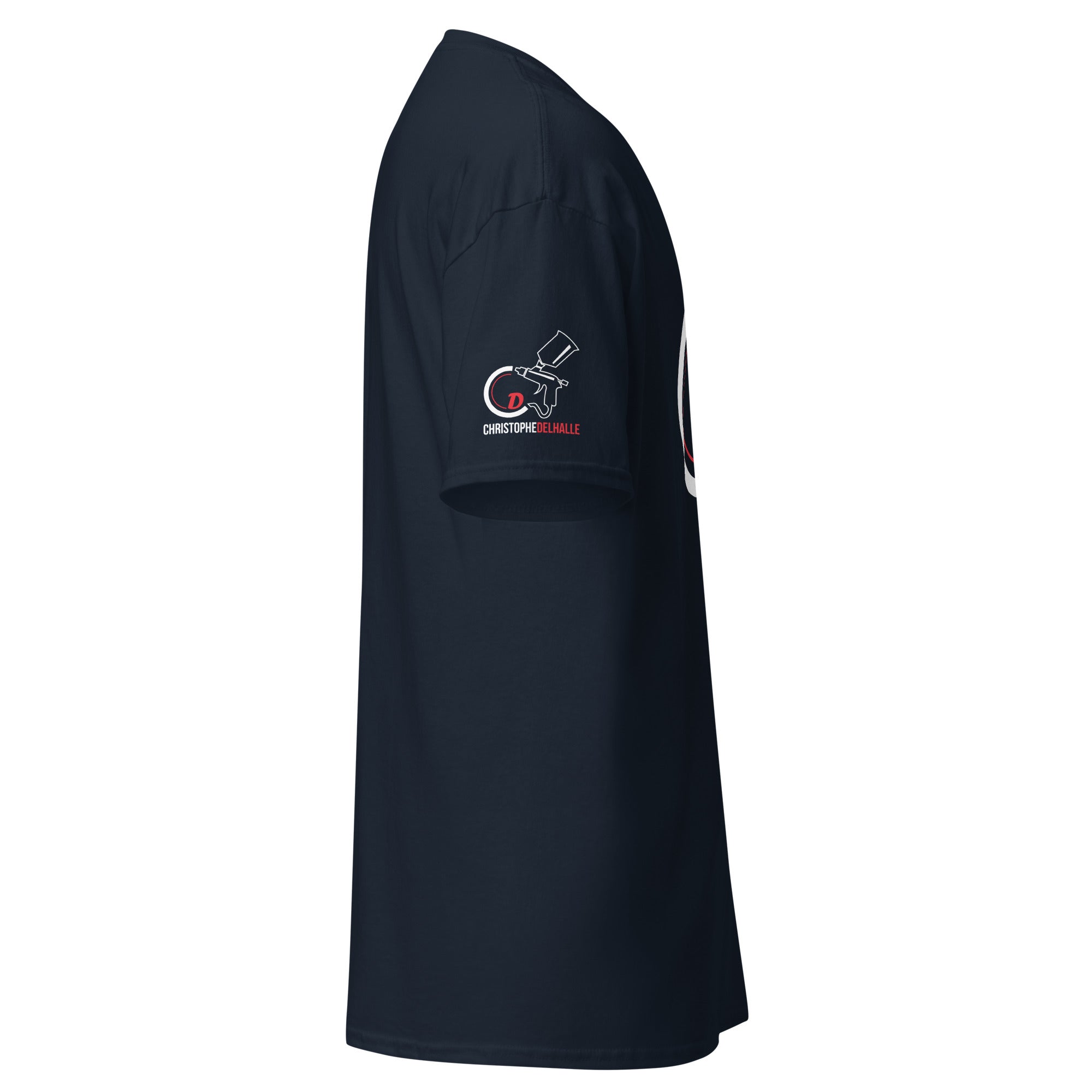 Christophe Delhalle - T-shirt classique homme - Face et manche droite
