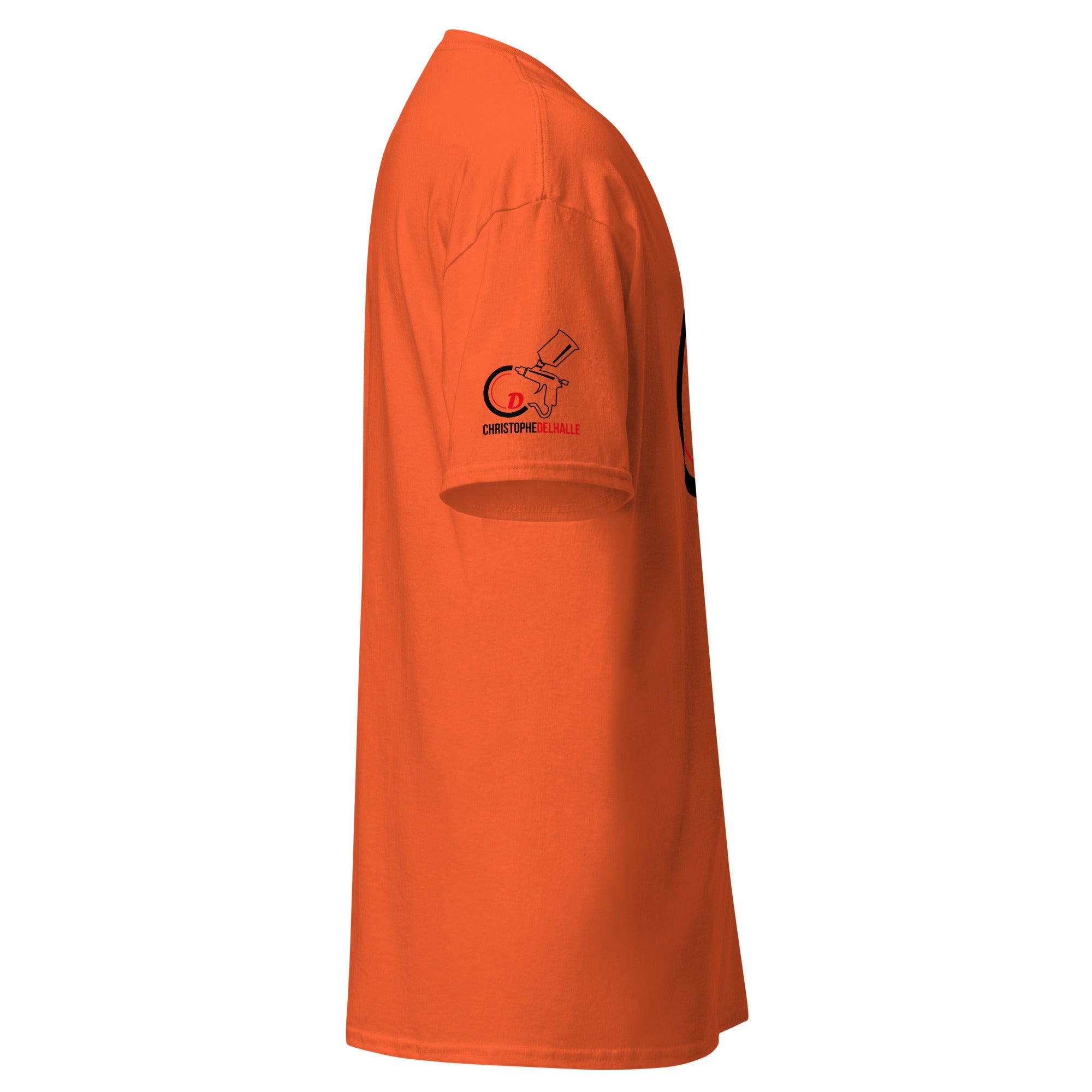 Christophe Delhalle - T-shirt classique homme - Face et manche droite