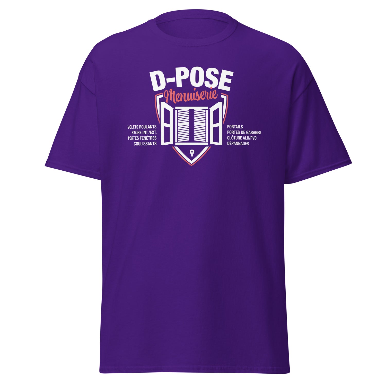 D-Pose - T-shirt classique homme impression num face