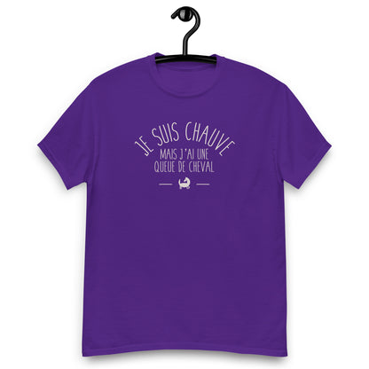 Je suis chauve - T-shirt coton classique homme