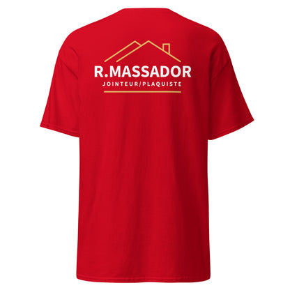 R. Massador - T-shirt classique homme imp. cœur et dos