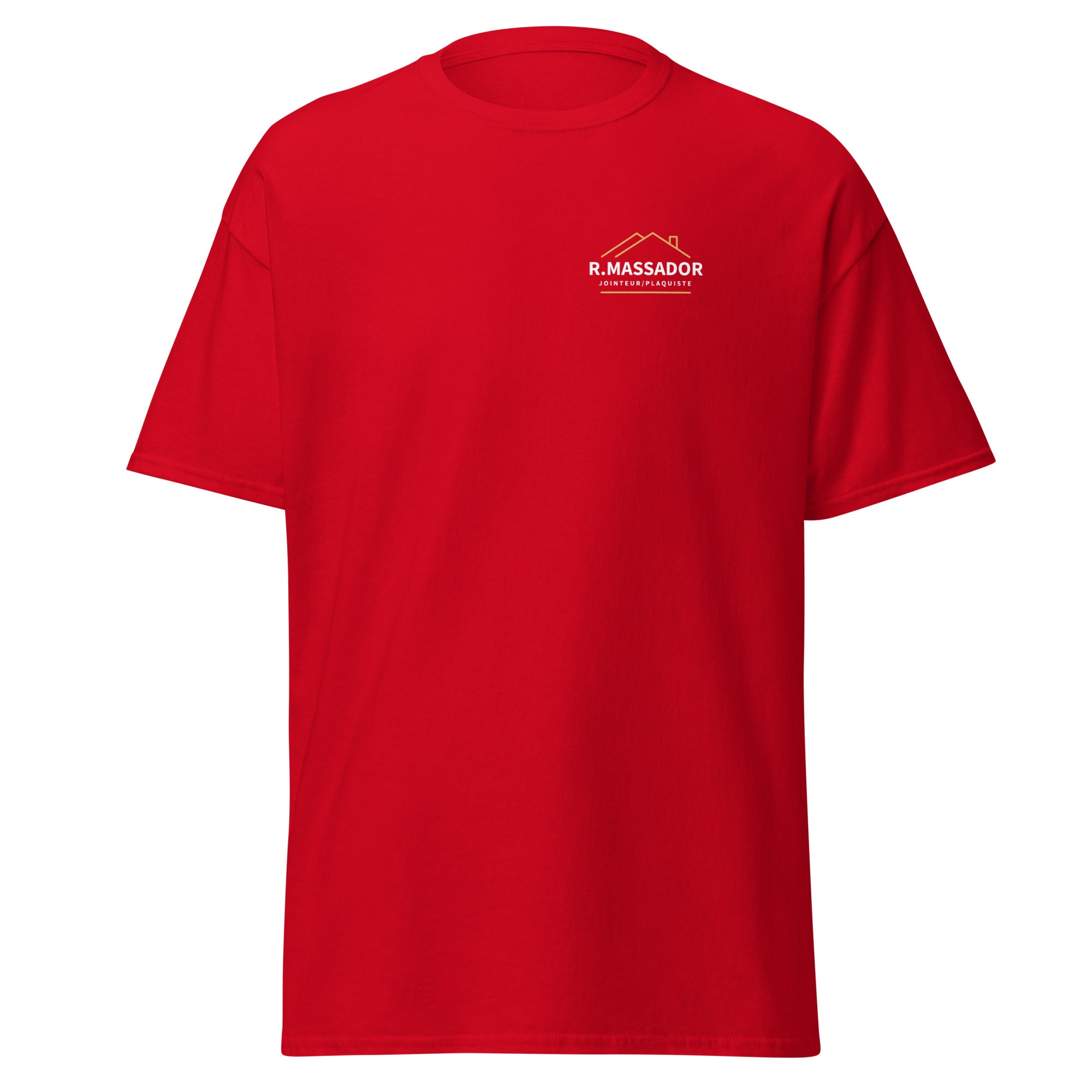 R. Massador - T-shirt classique homme imp. cœur et dos