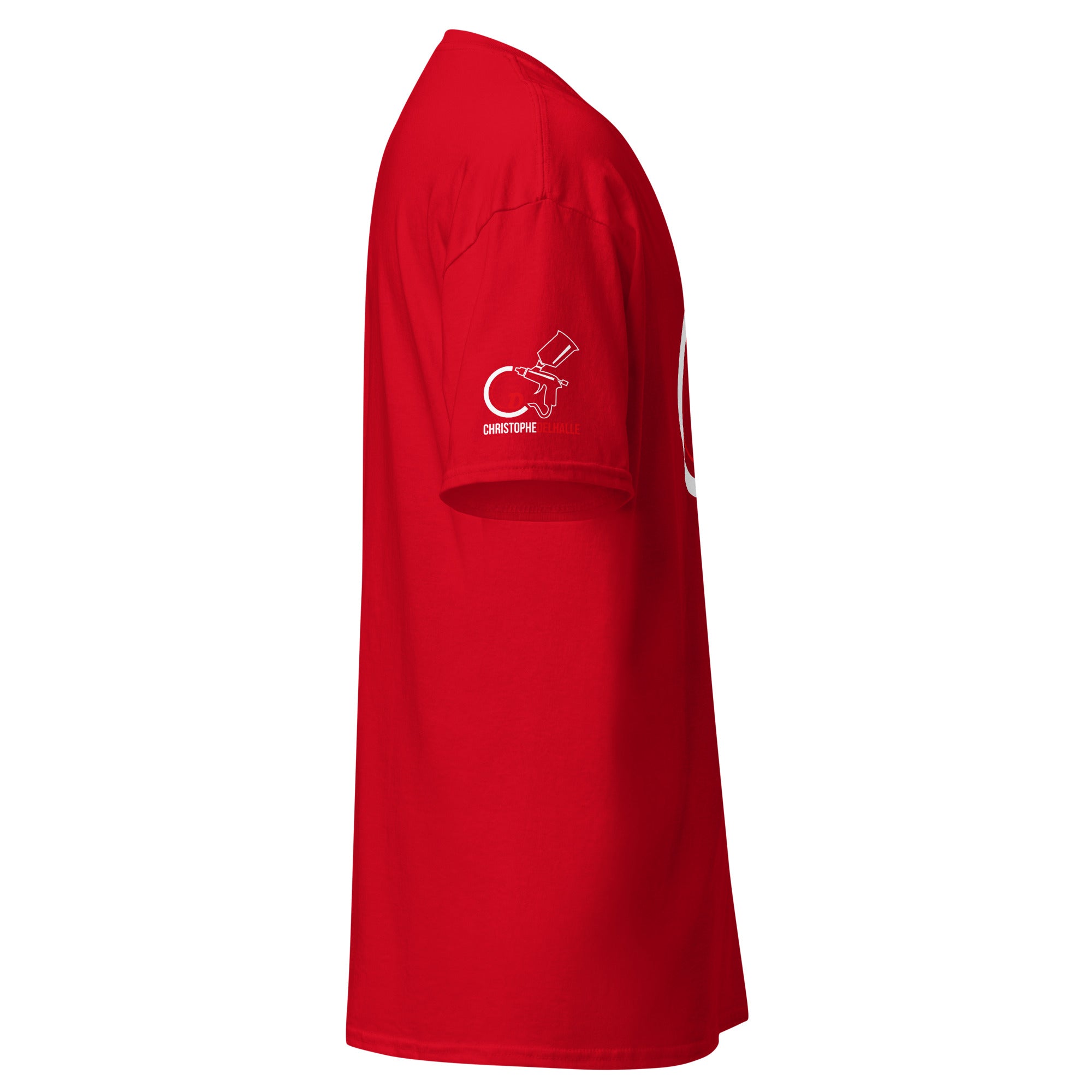 Christophe Delhalle - T-shirt classique homme - Face et manche droite