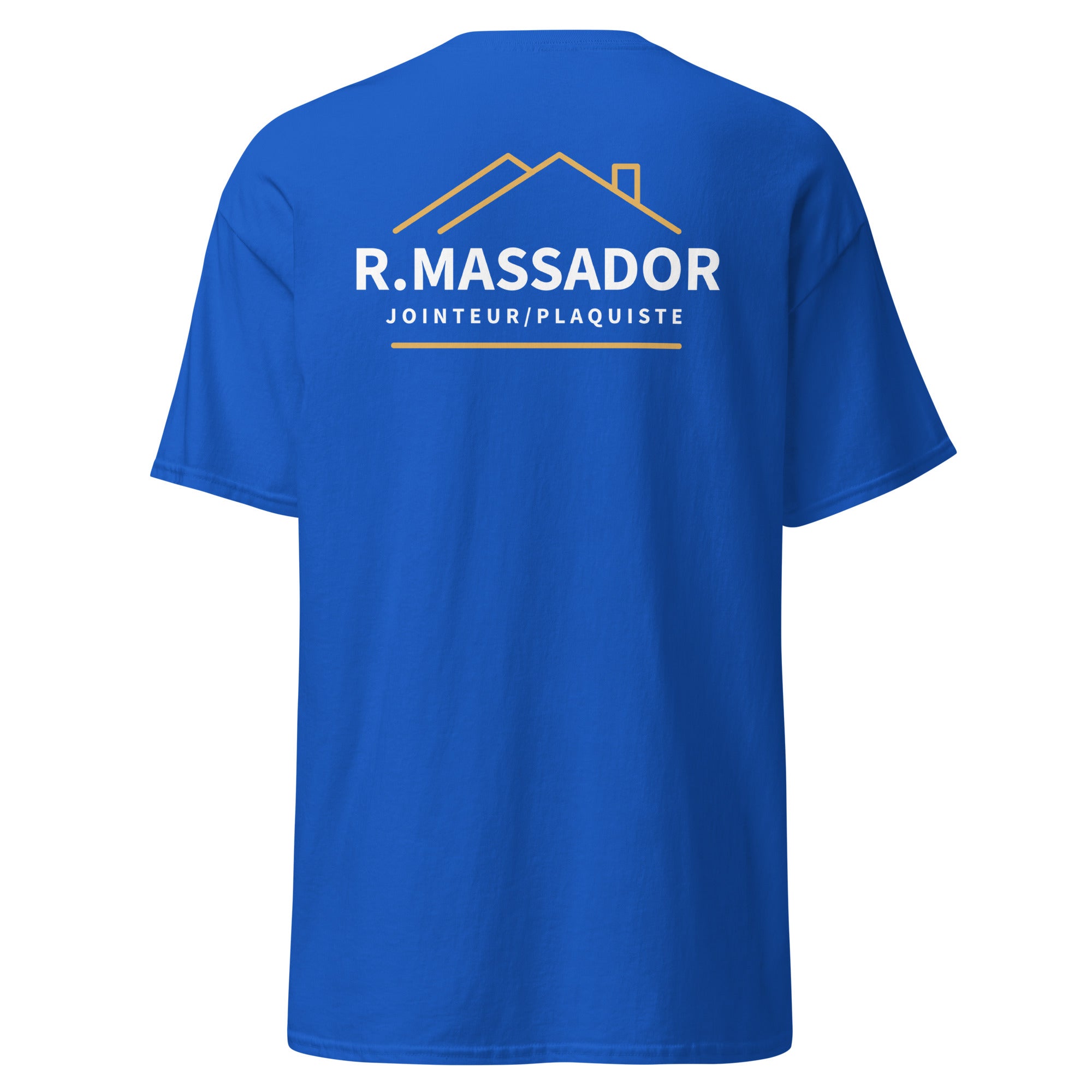 R. Massador - T-shirt classique homme imp. cœur et dos