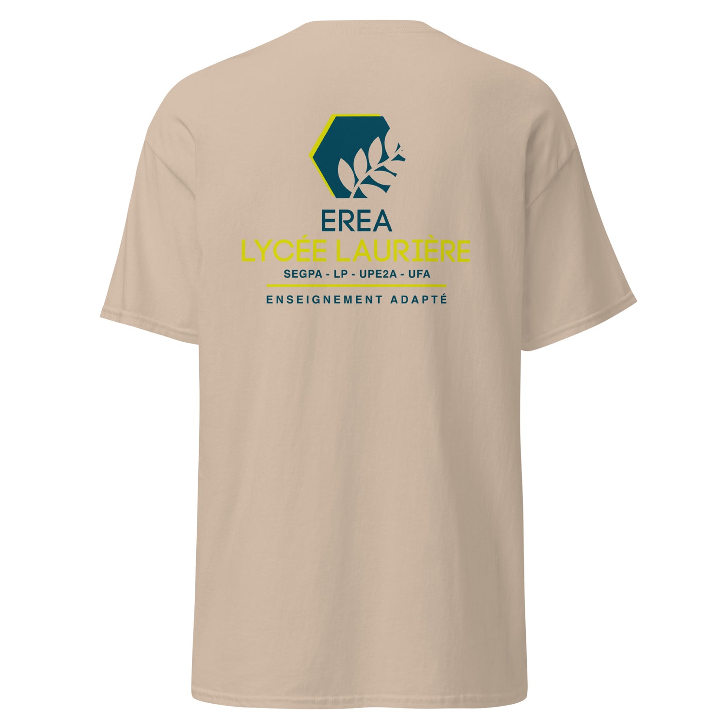 EREA Lycée Laurière - T-shirt classique homme - Imp. cœur et dos