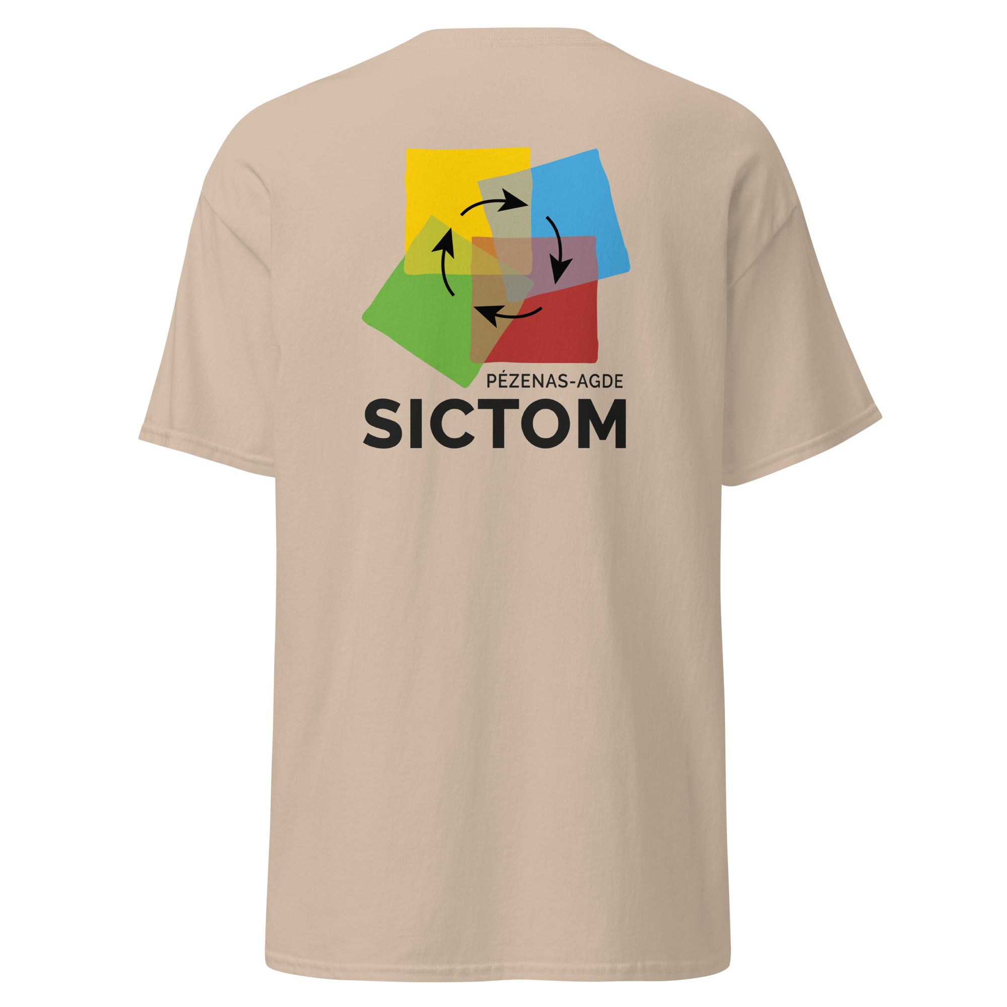 Sictom - T-shirt classique homme - Coeur et Dos