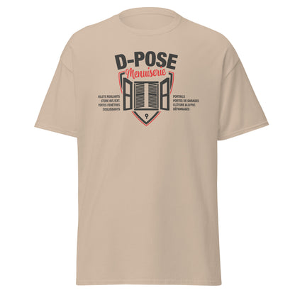 D-Pose - T-shirt classique homme impression num face