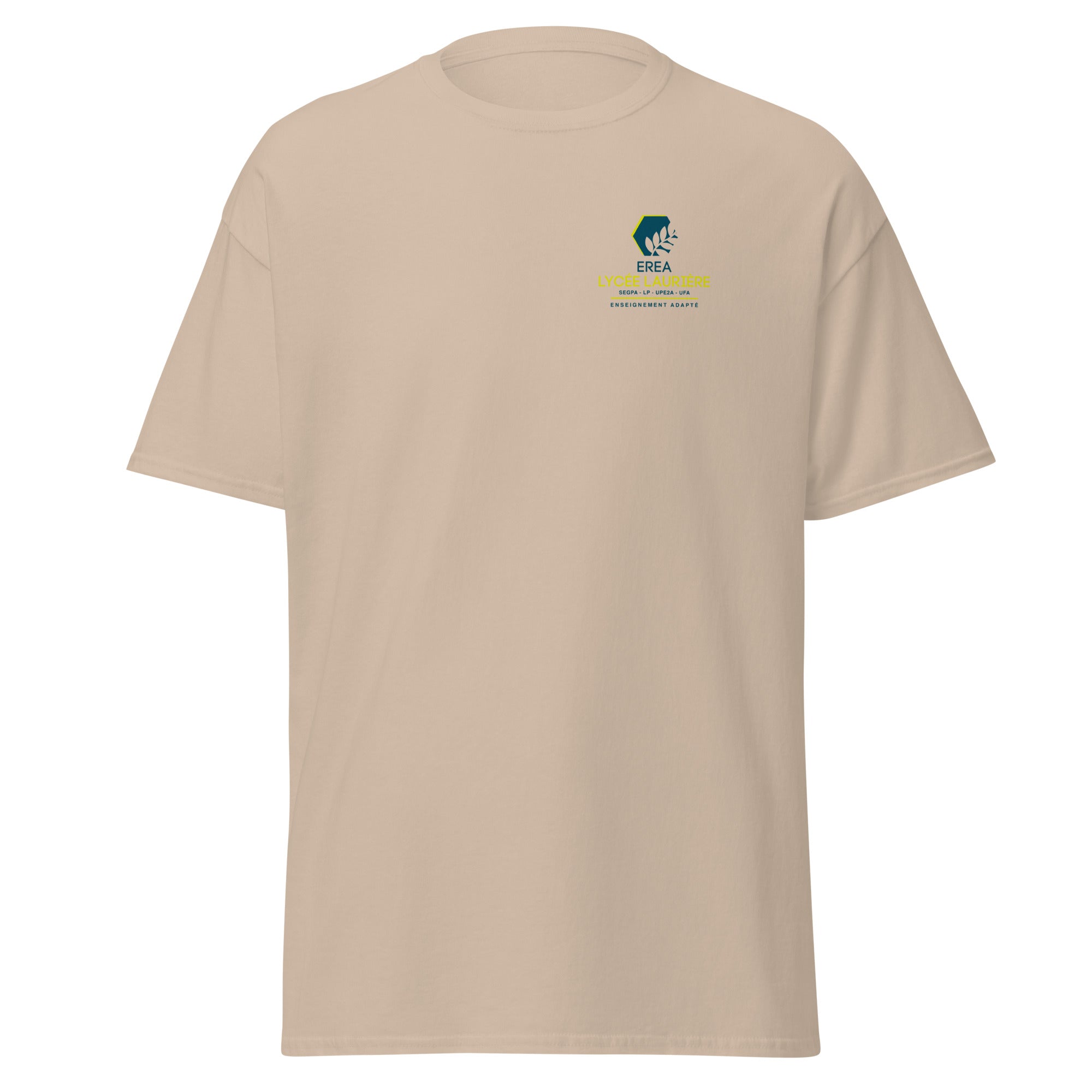 EREA Lycée Laurière - T-shirt classique homme - Imp. cœur et dos