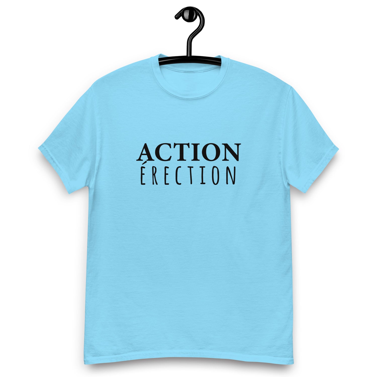 Action érection - T-shirt classique homme