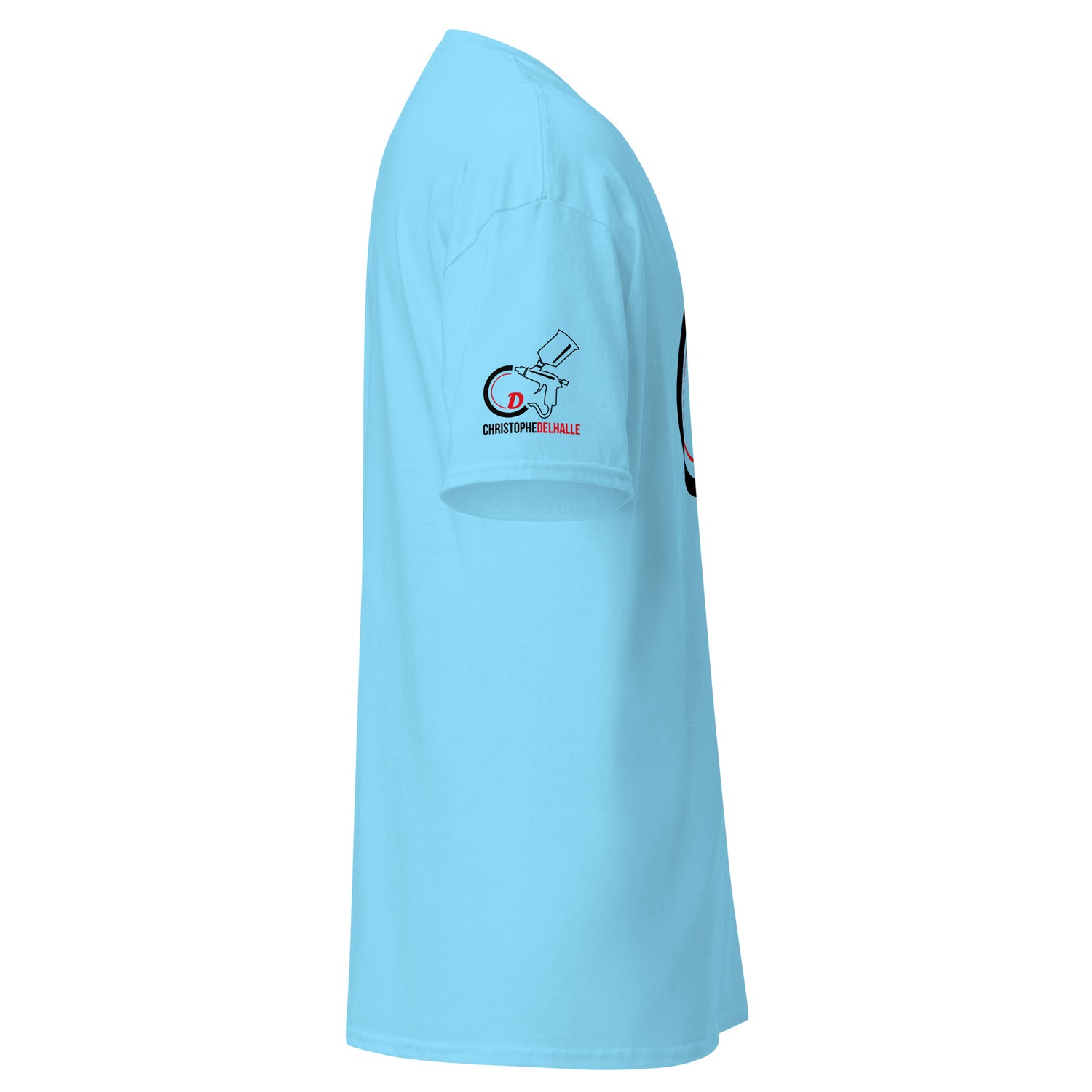 Christophe Delhalle - T-shirt classique homme - Face et manche droite