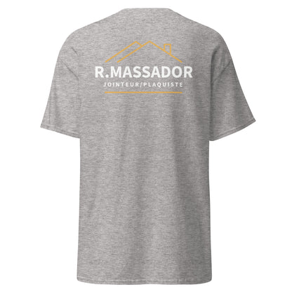 R. Massador - T-shirt classique homme imp. cœur et dos