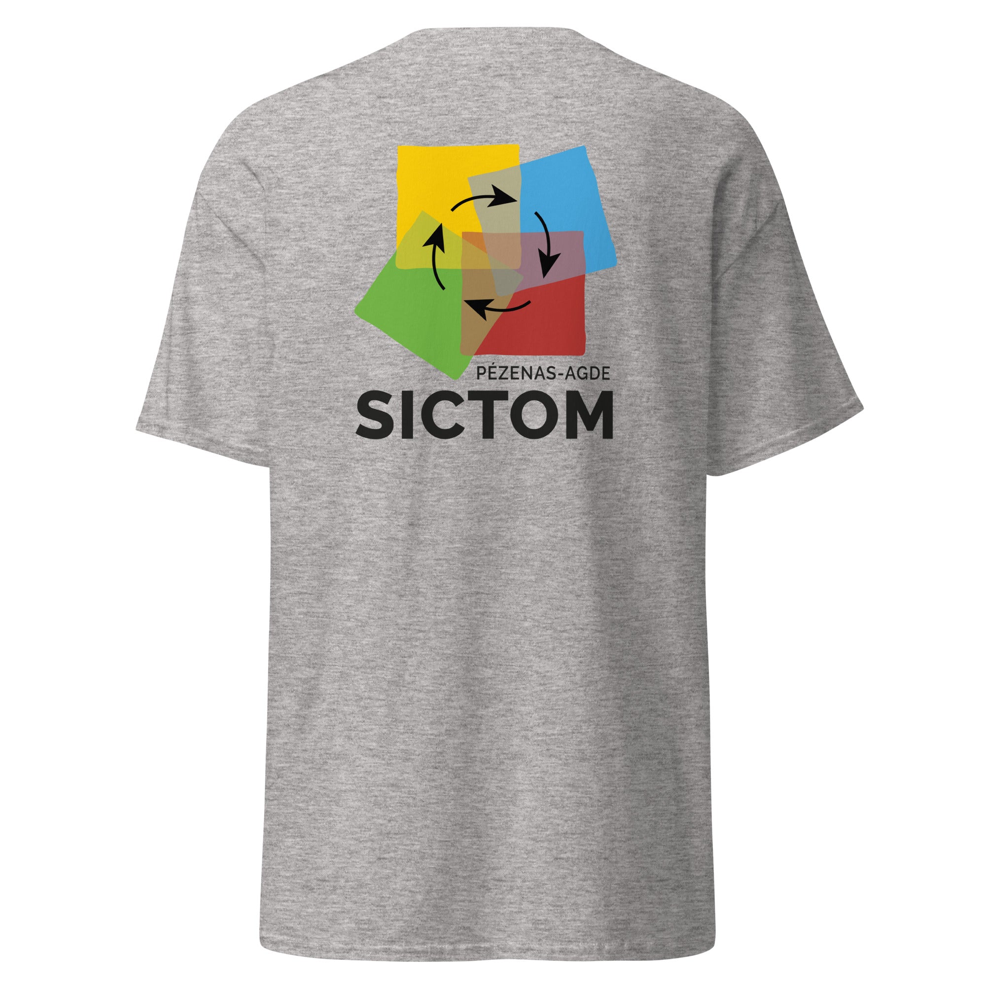 Sictom - T-shirt classique homme - Coeur et Dos