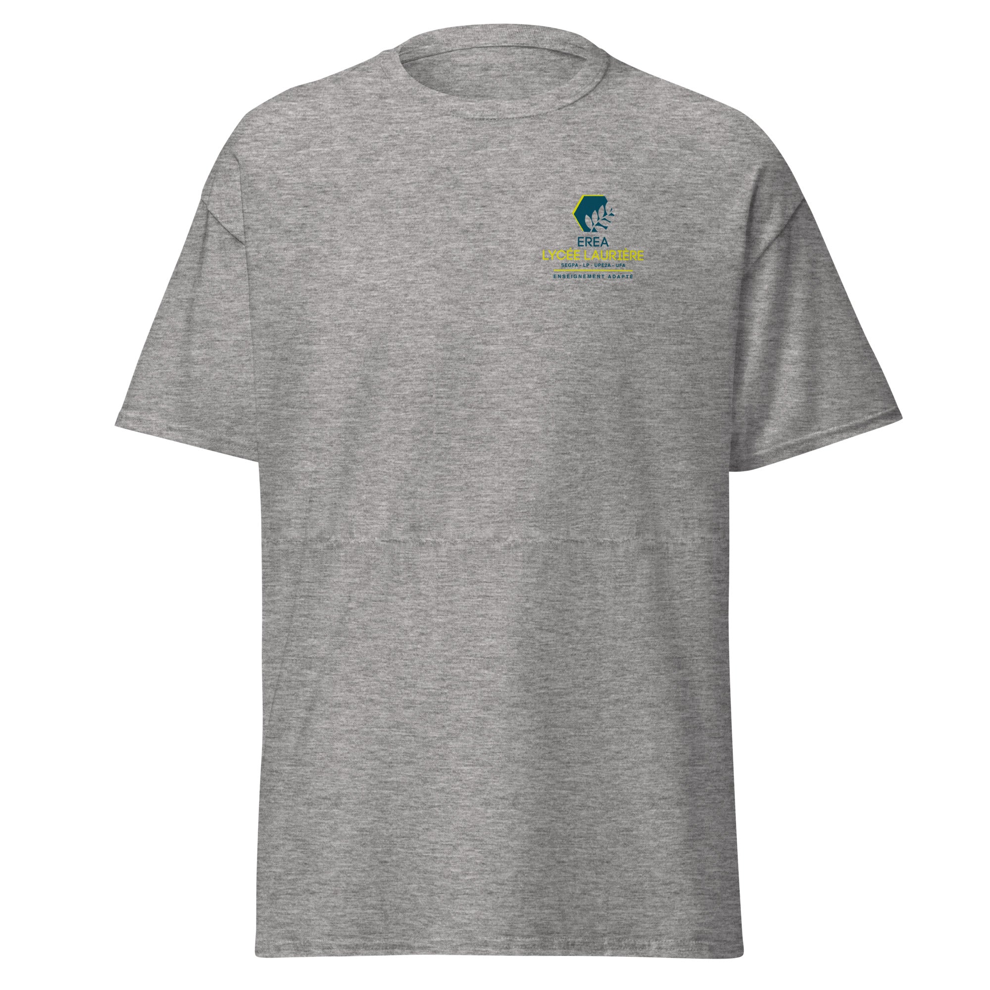 EREA Lycée Laurière - T-shirt classique homme - Imp. cœur et dos