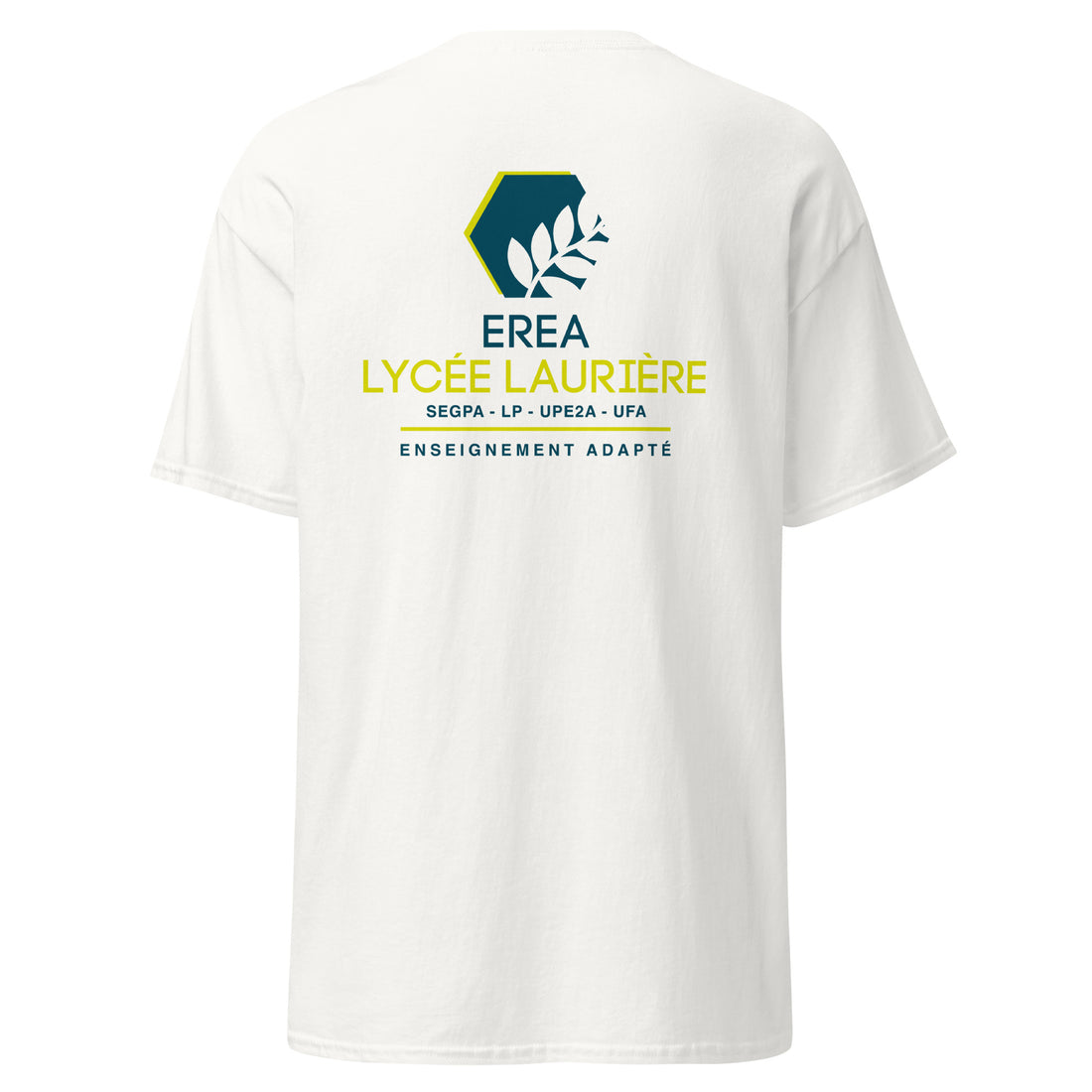 EREA Lycée Laurière - T-shirt classique homme - Imp. cœur et dos