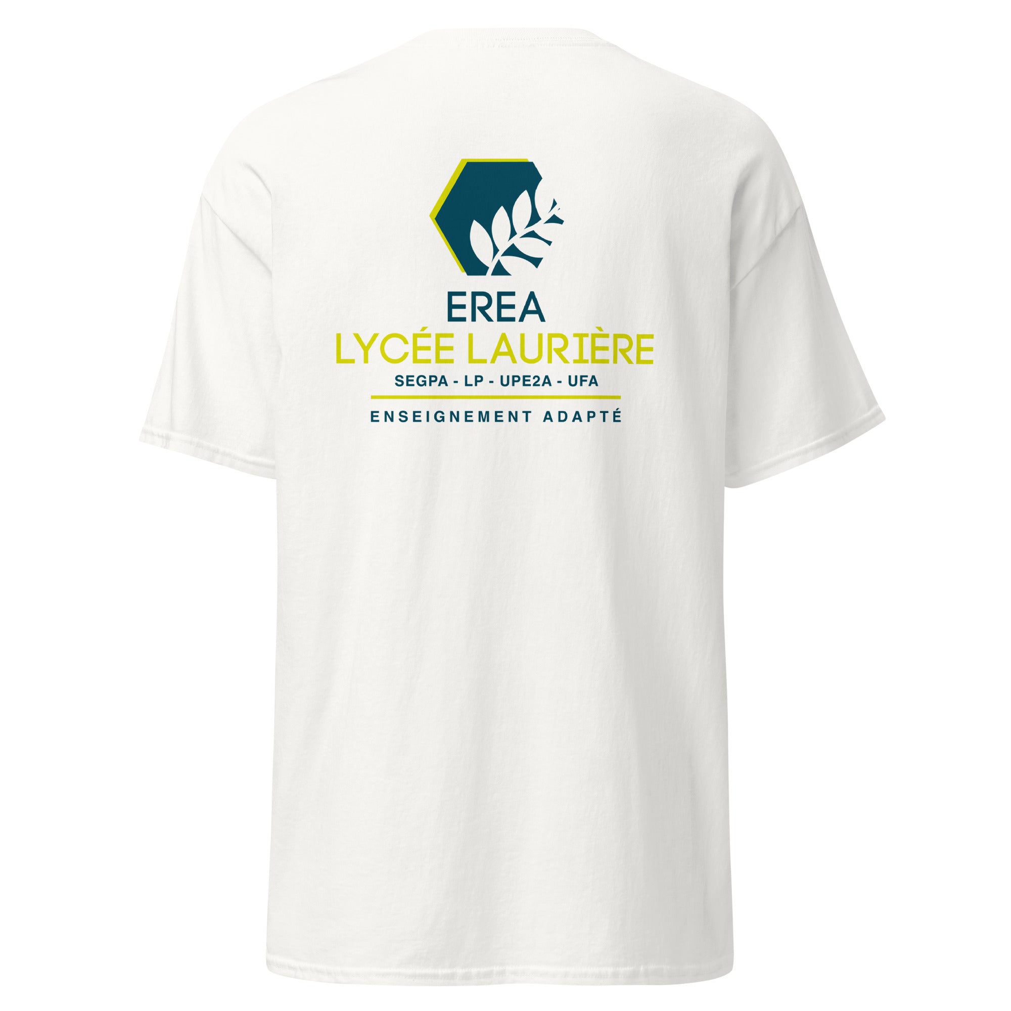 EREA Lycée Laurière - T-shirt classique homme - Imp. cœur et dos