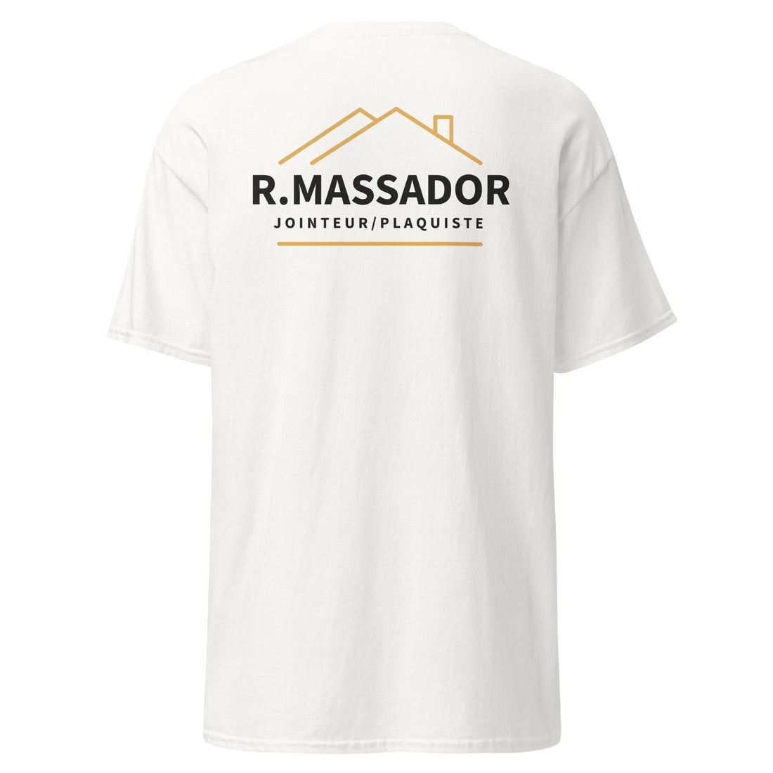 R. Massador - T-shirt classique homme imp. cœur et dos