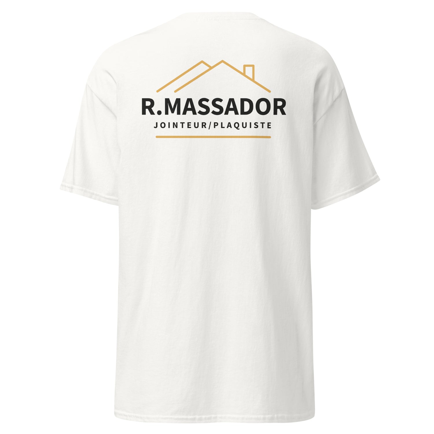 R. Massador - T-shirt classique homme imp. cœur et dos