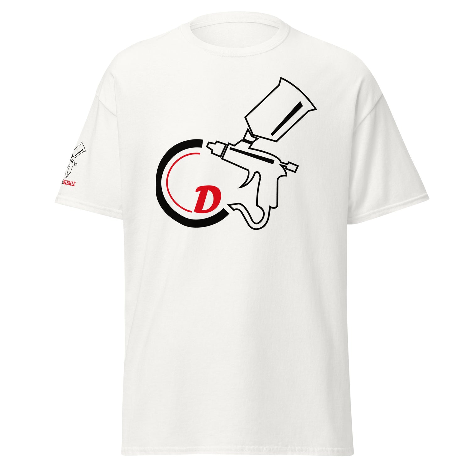 Christophe Delhalle - T-shirt classique homme - Face et manche droite