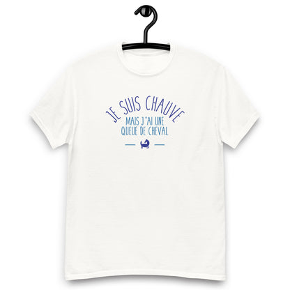 Je suis chauve - T-shirt coton classique homme