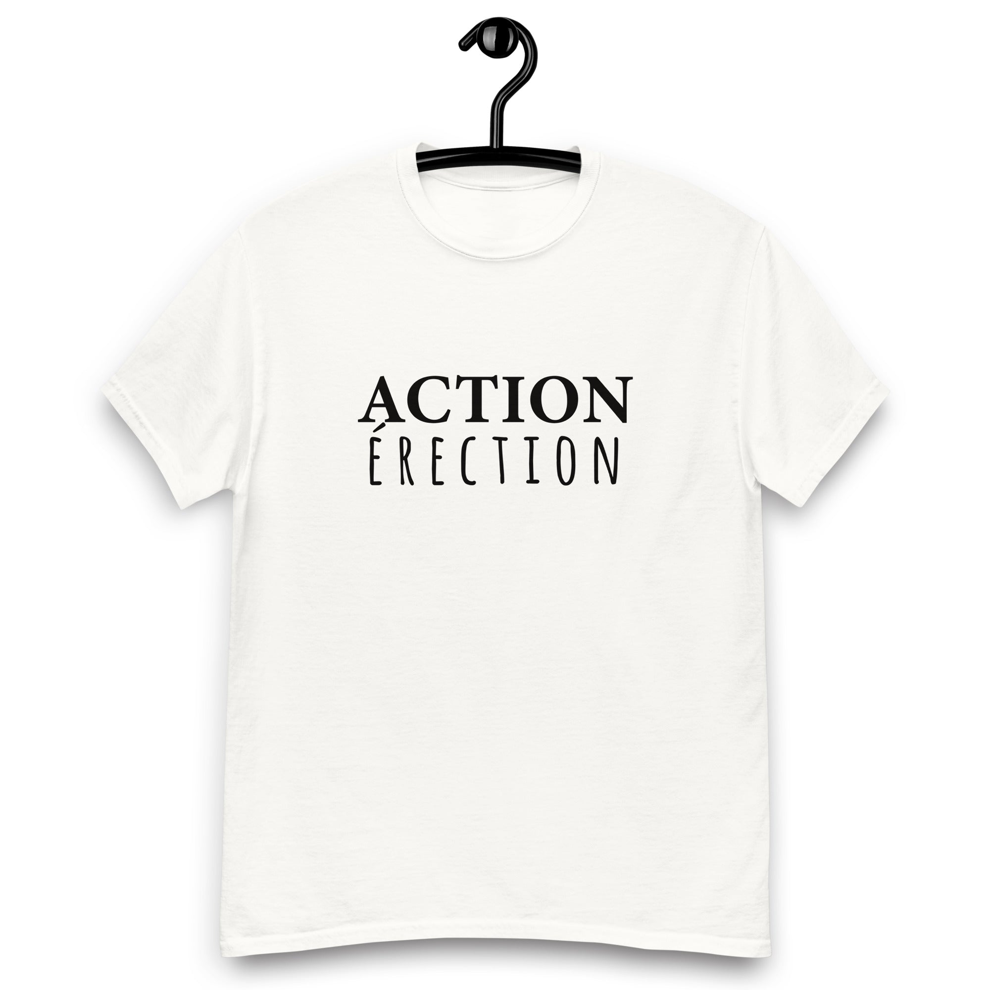 Action érection - T-shirt classique homme