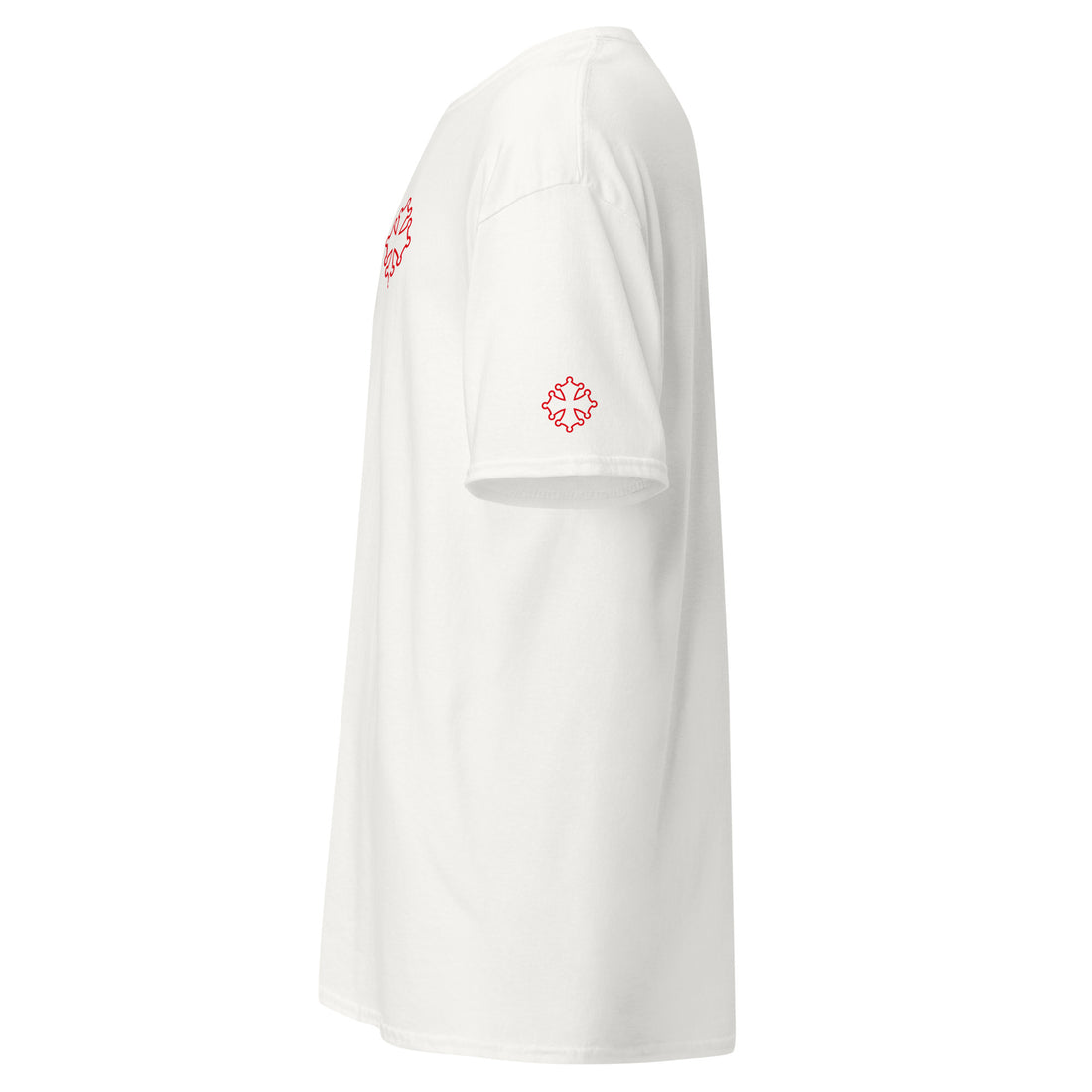 Croix oc rouge - T-shirt classique homme - Coeur et Manche