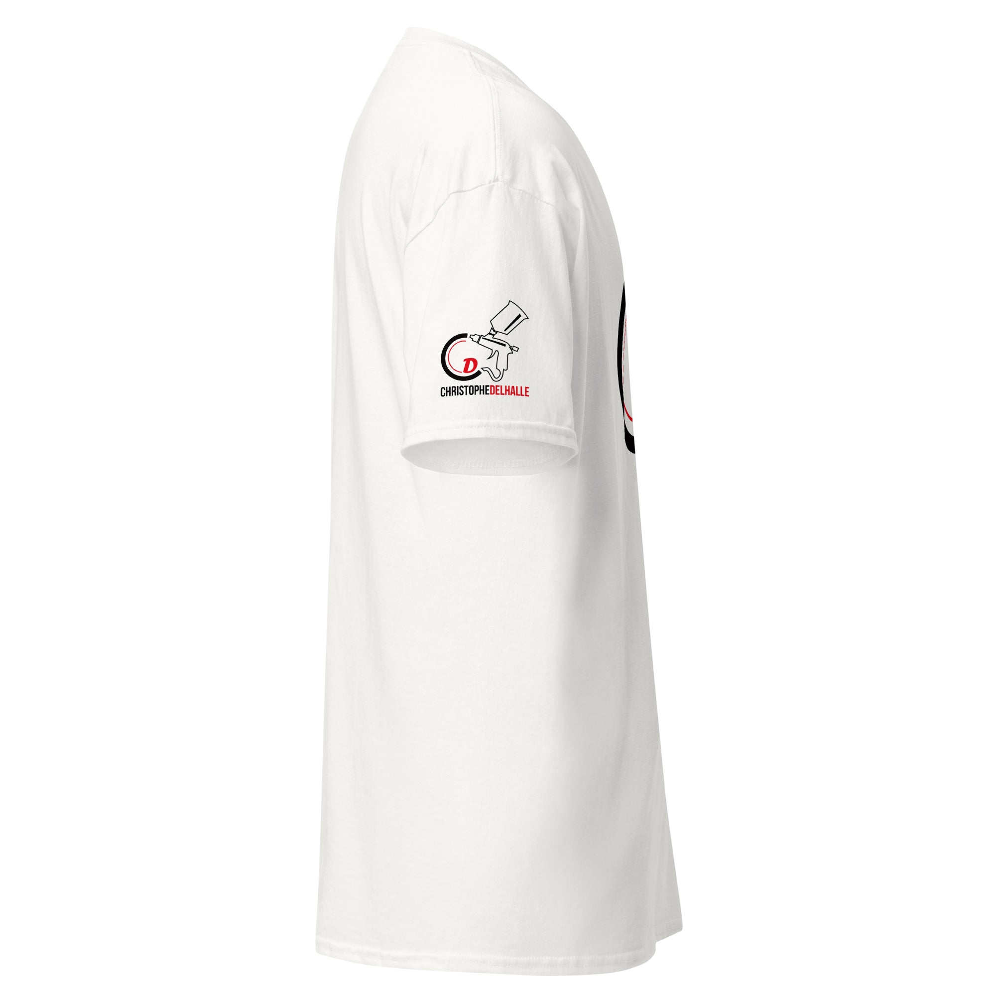 Christophe Delhalle - T-shirt classique homme - Face et manche droite