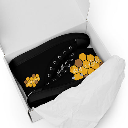 Dans la ruche - Baskets hautes en toile homme