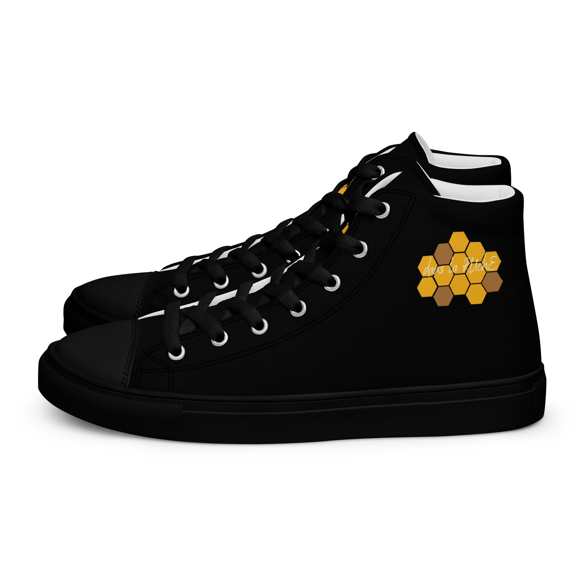 Dans la ruche - Baskets hautes en toile homme