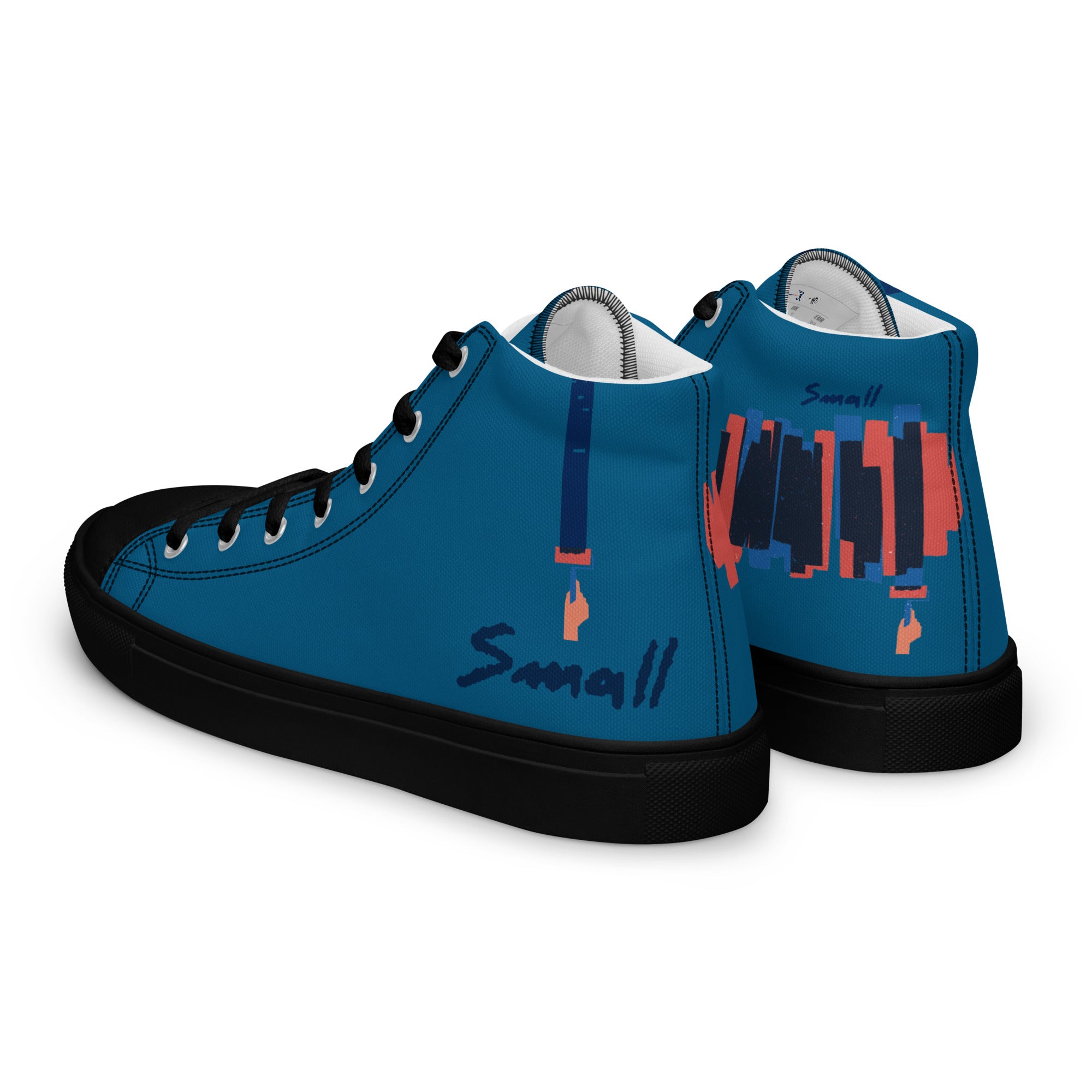 Small - Baskets hautes en toile homme