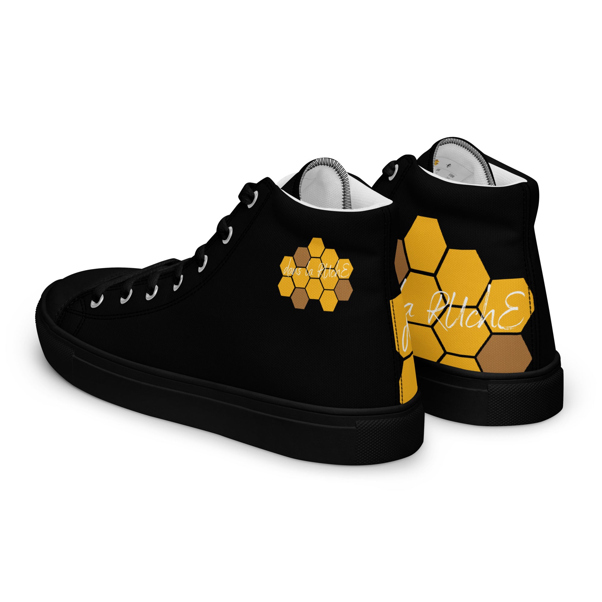 Dans la ruche - Baskets hautes en toile homme