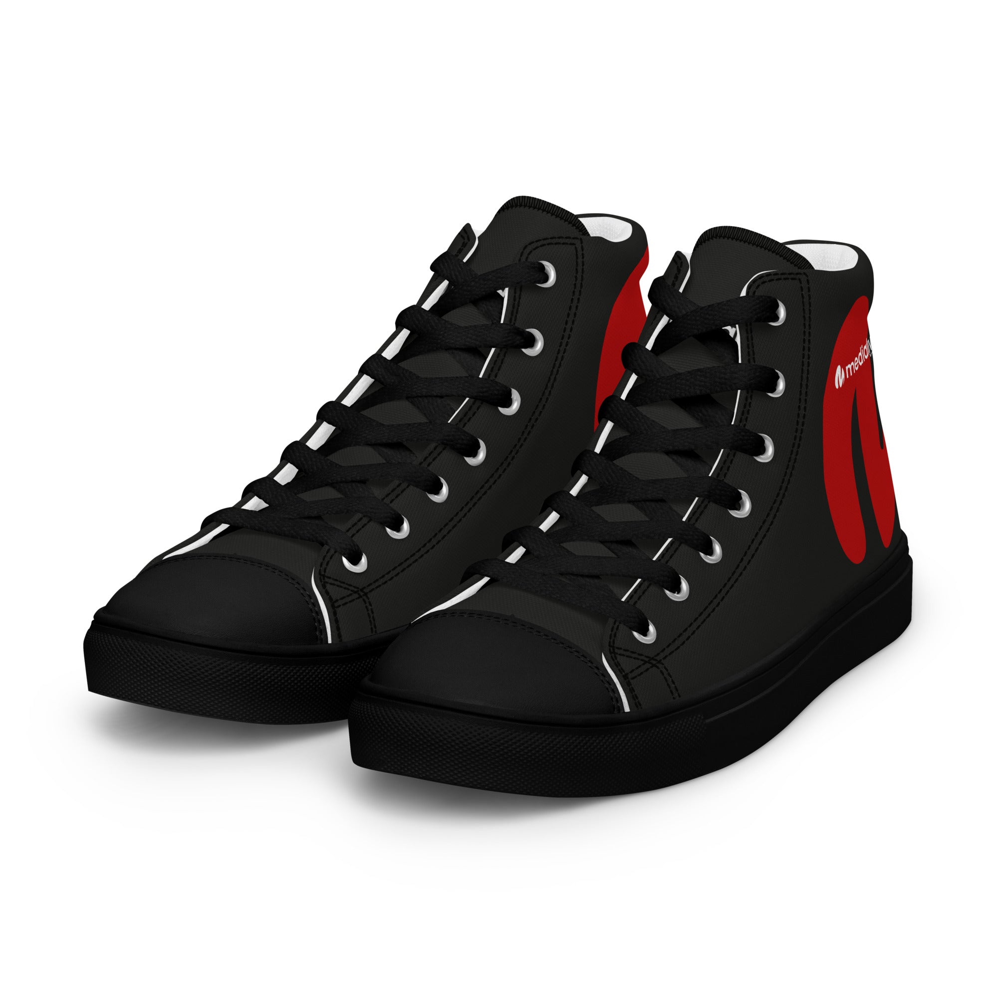 Medialive - Baskets hautes en toile homme