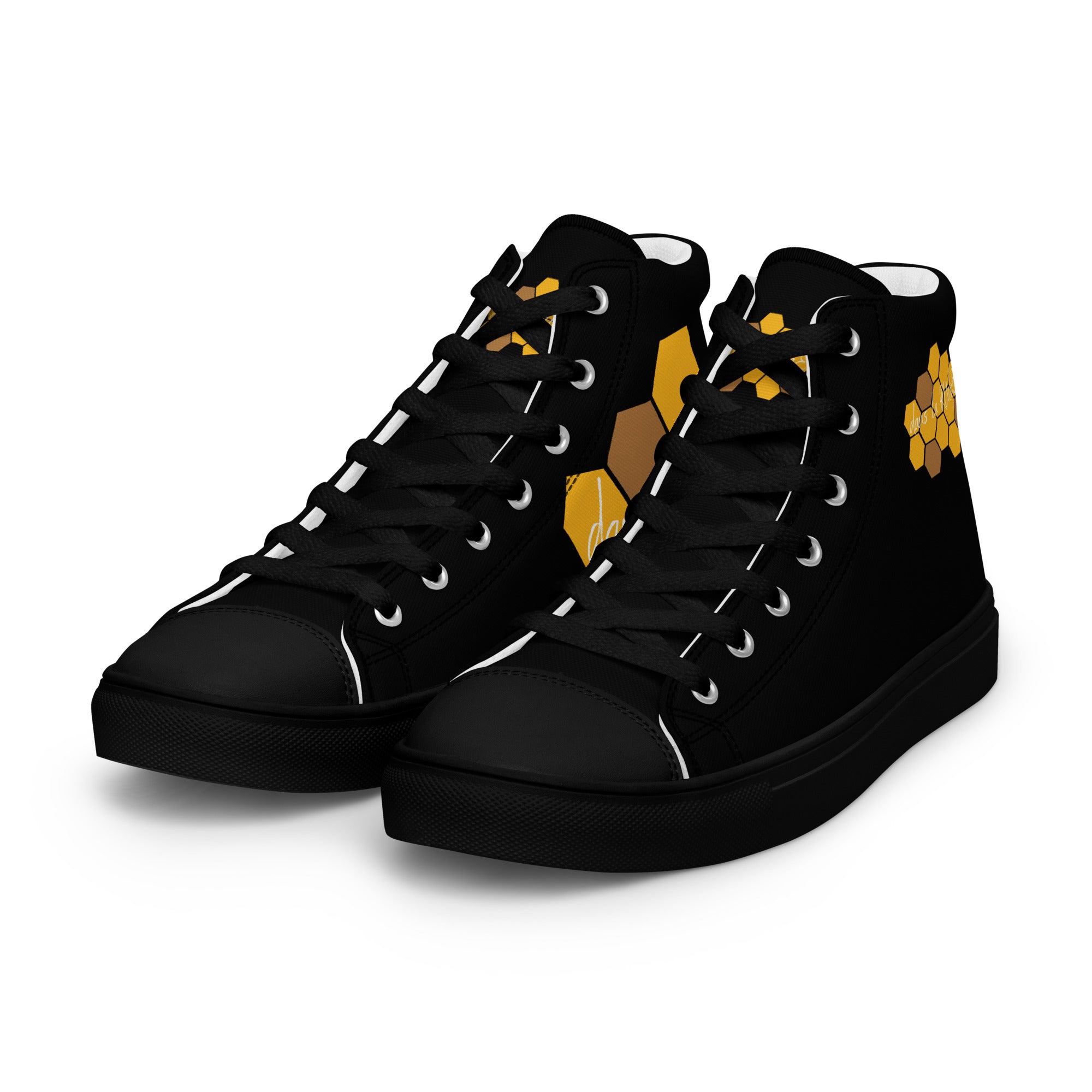 Dans la ruche - Baskets hautes en toile homme