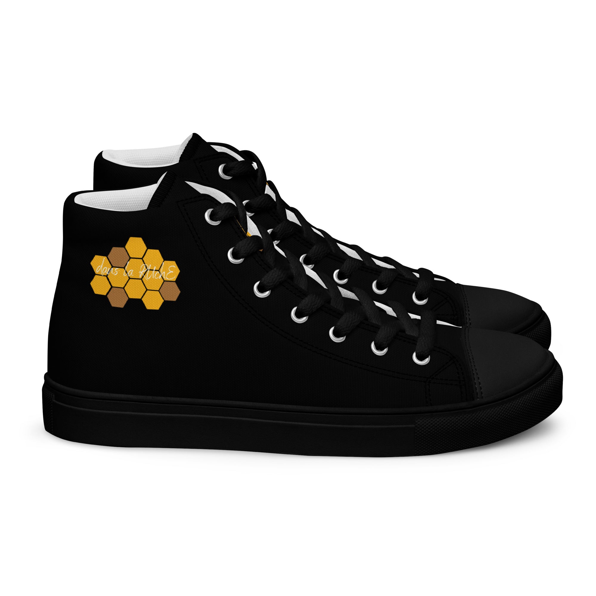 Dans la ruche - Baskets hautes en toile homme