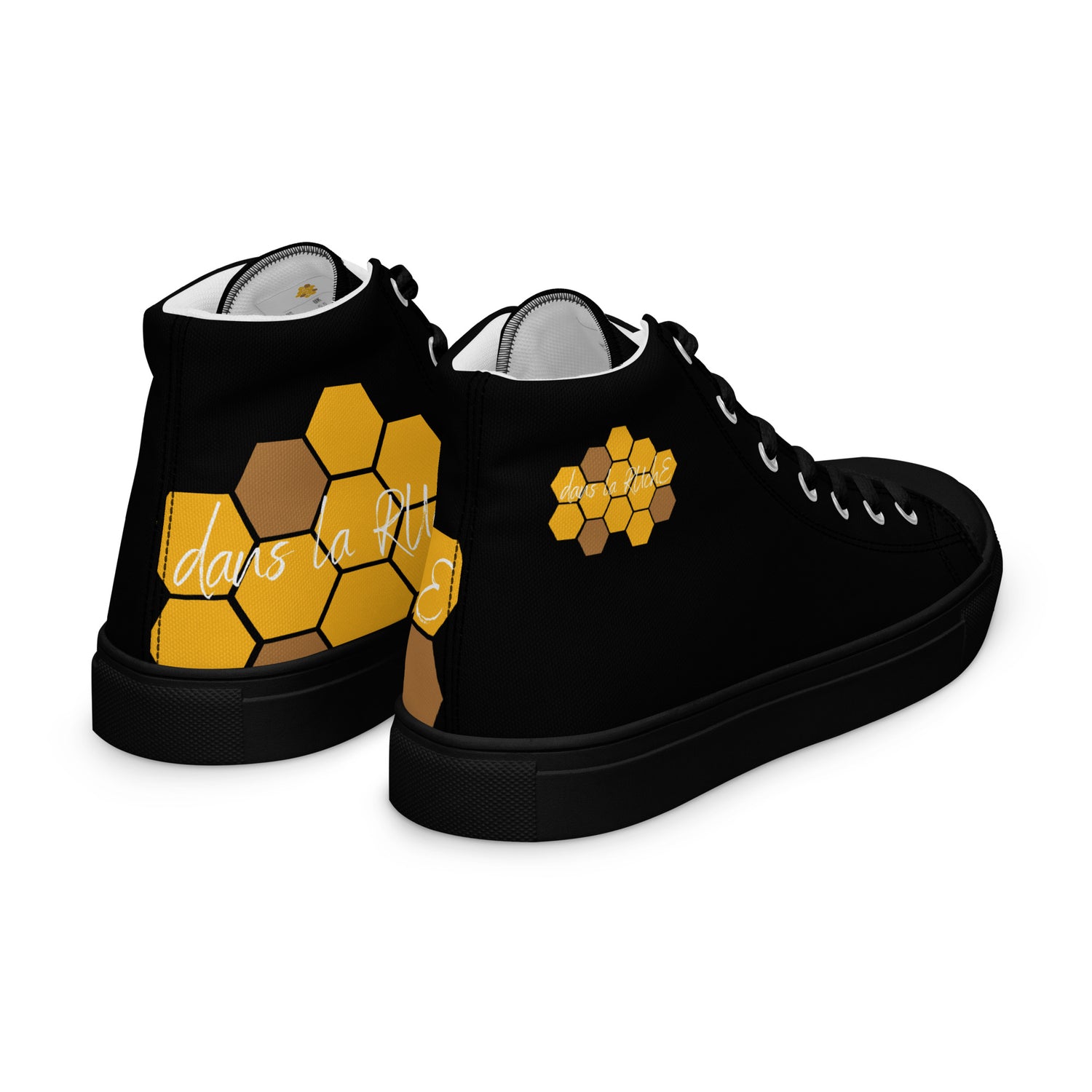 Dans la ruche - Baskets hautes en toile homme