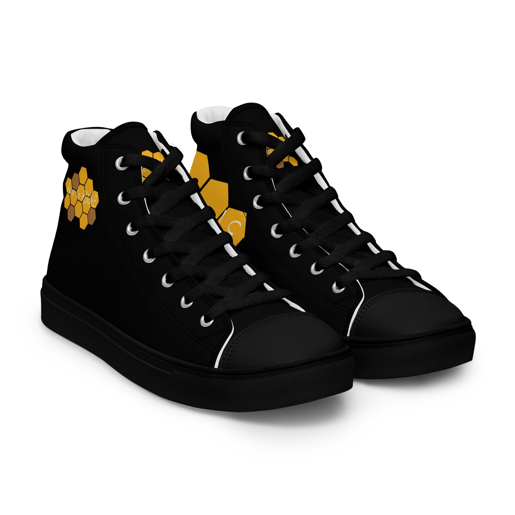 Dans la ruche - Baskets hautes en toile homme