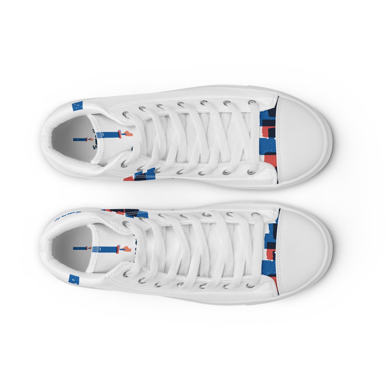 Small - Baskets hautes en toile homme