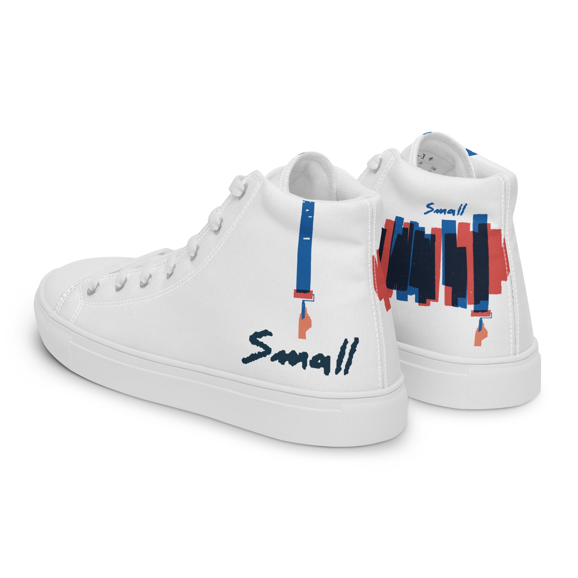 Small - Baskets hautes en toile homme