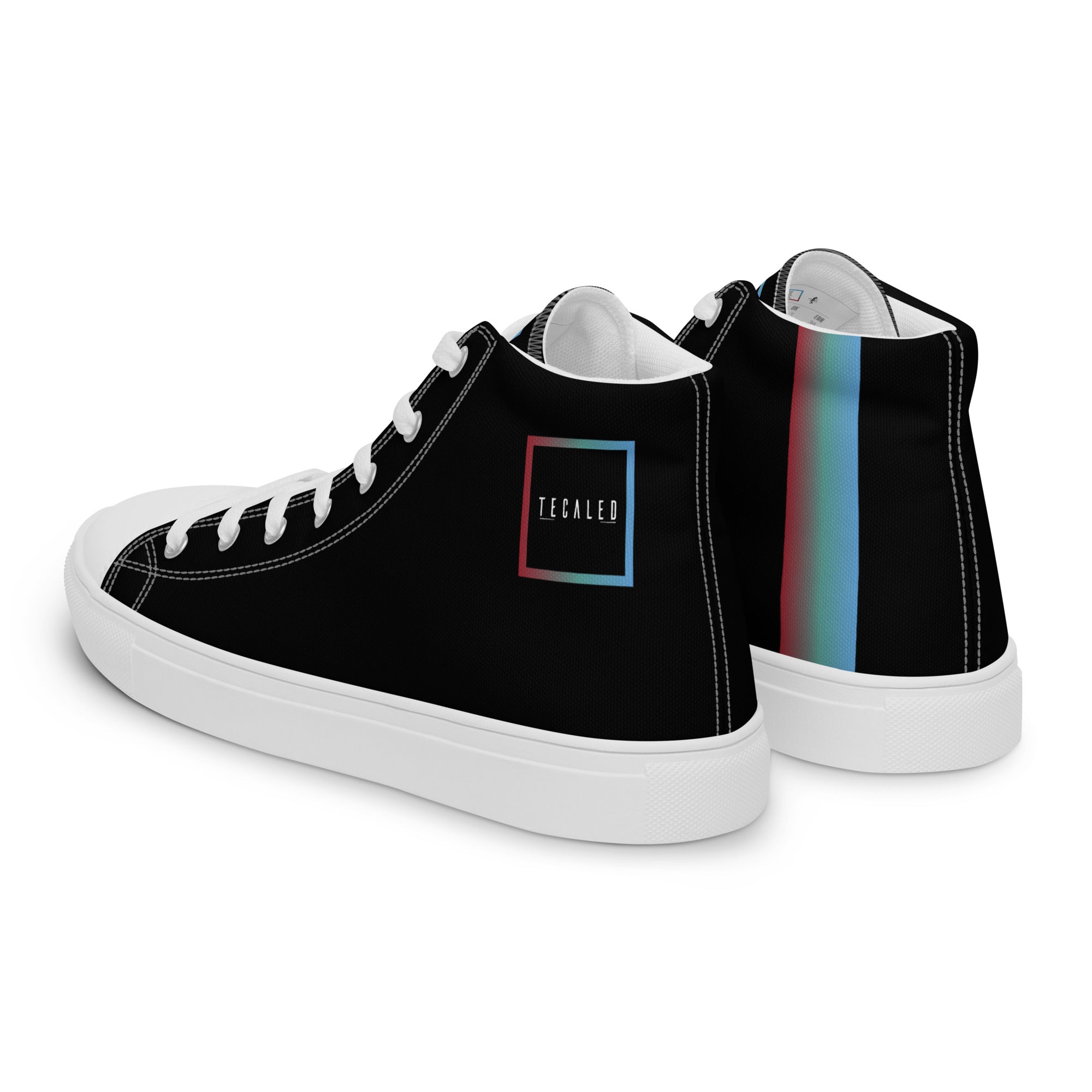 Tecaled - Baskets hautes en toile homme