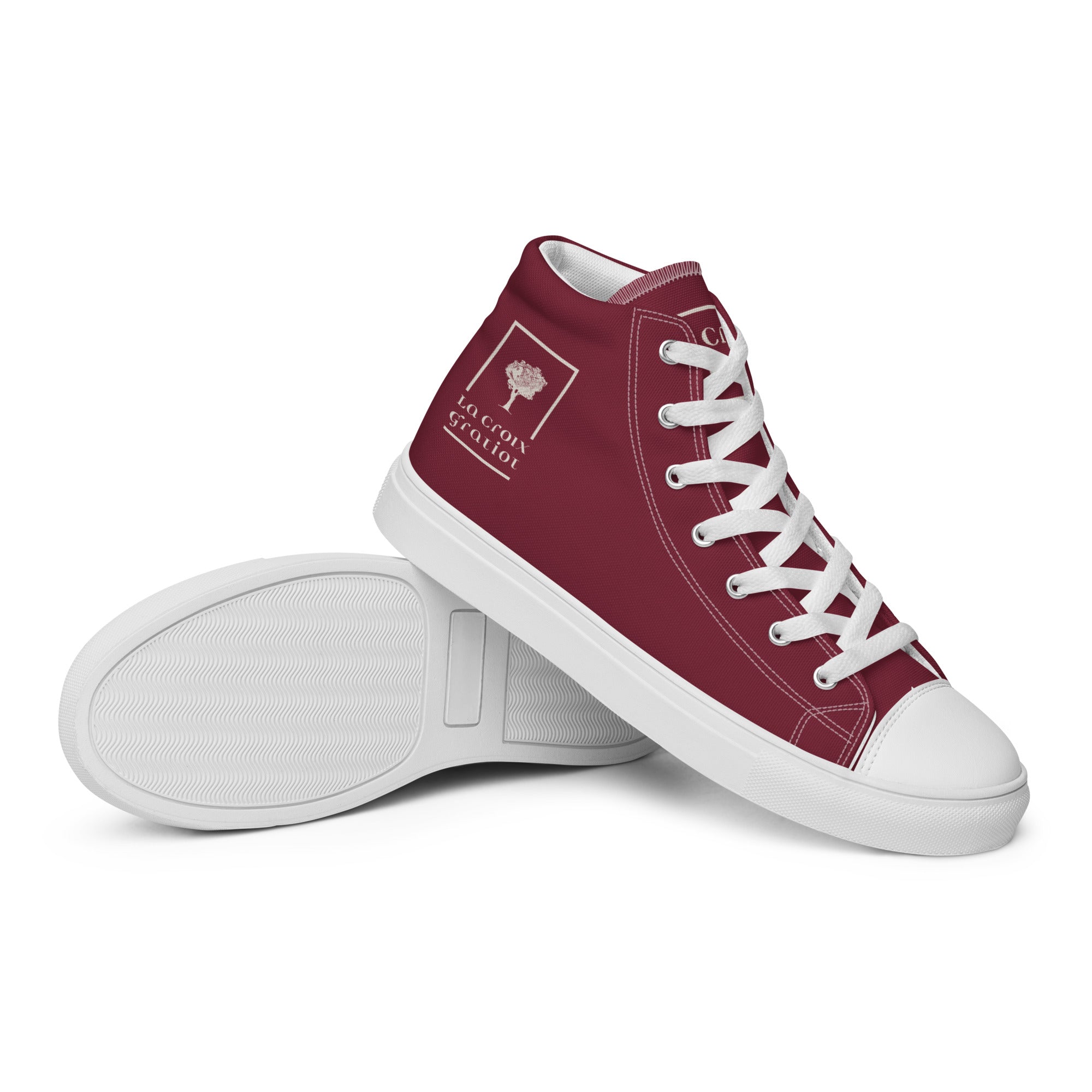 La Croix Gratiot - Baskets hautes en toile homme
