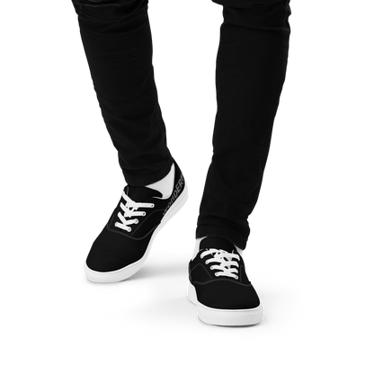 Wonderful - Tennis en toile avec lacets homme