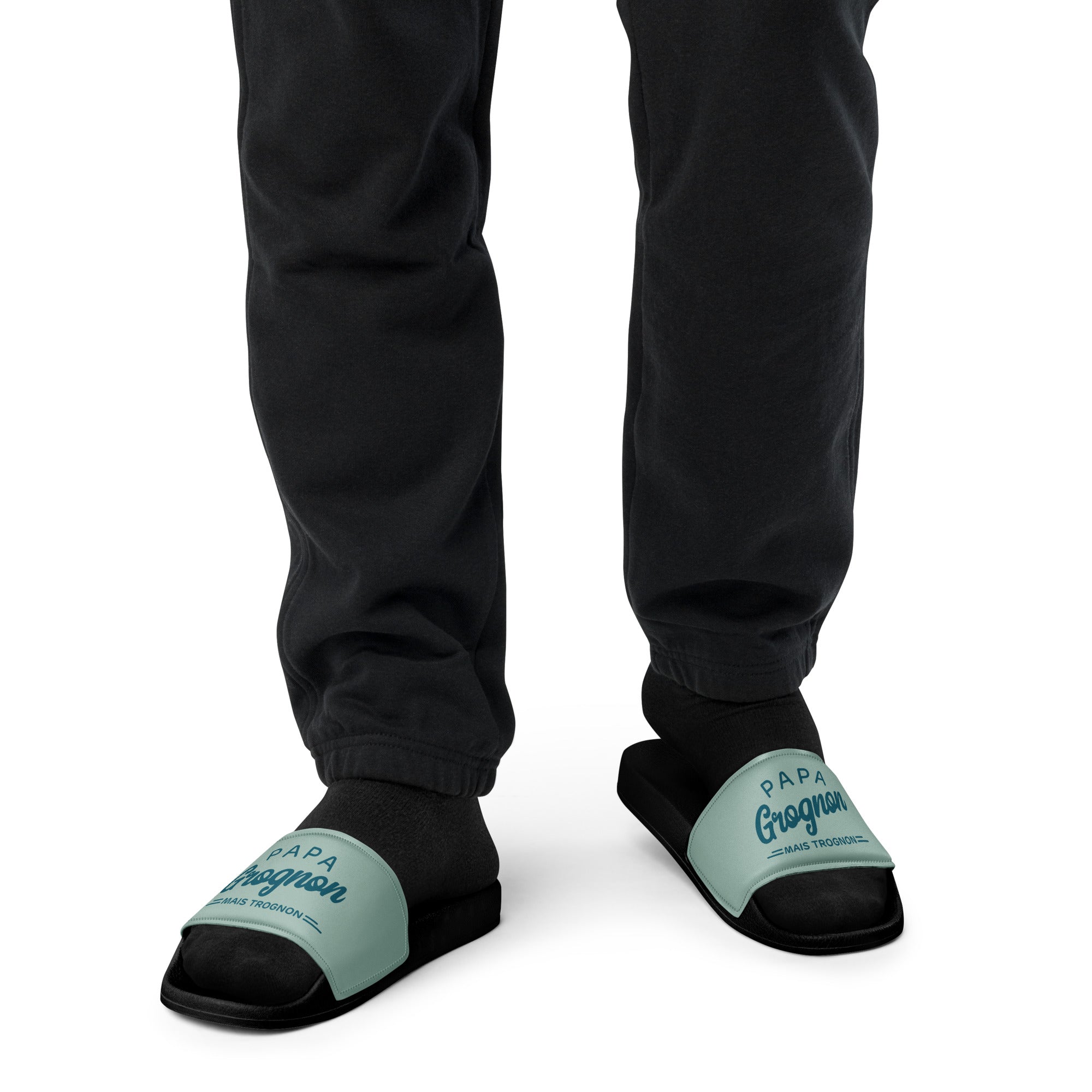 Papa grognon mais trognon - Claquettes pour homme