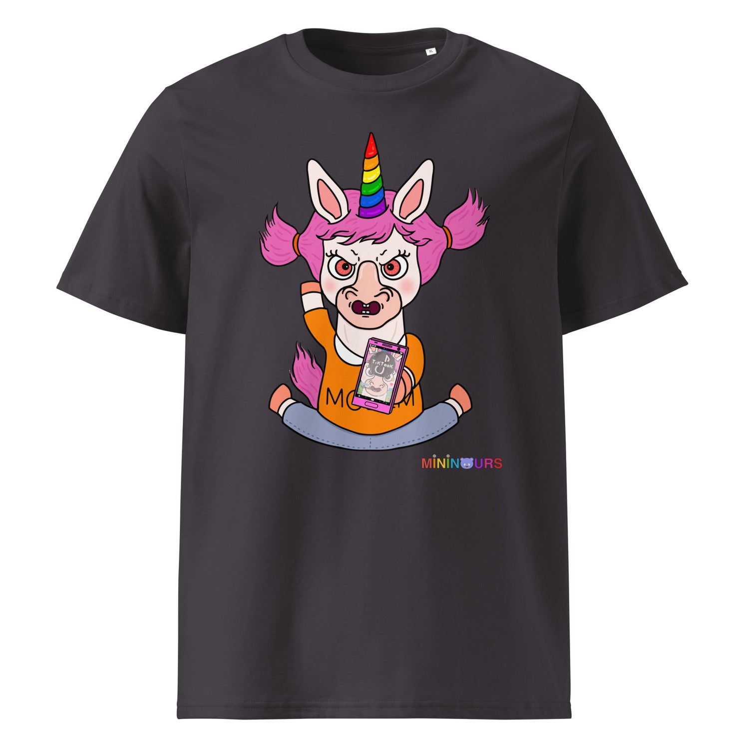 Licorne - Mininours - T-shirt unisexe en coton biologique
