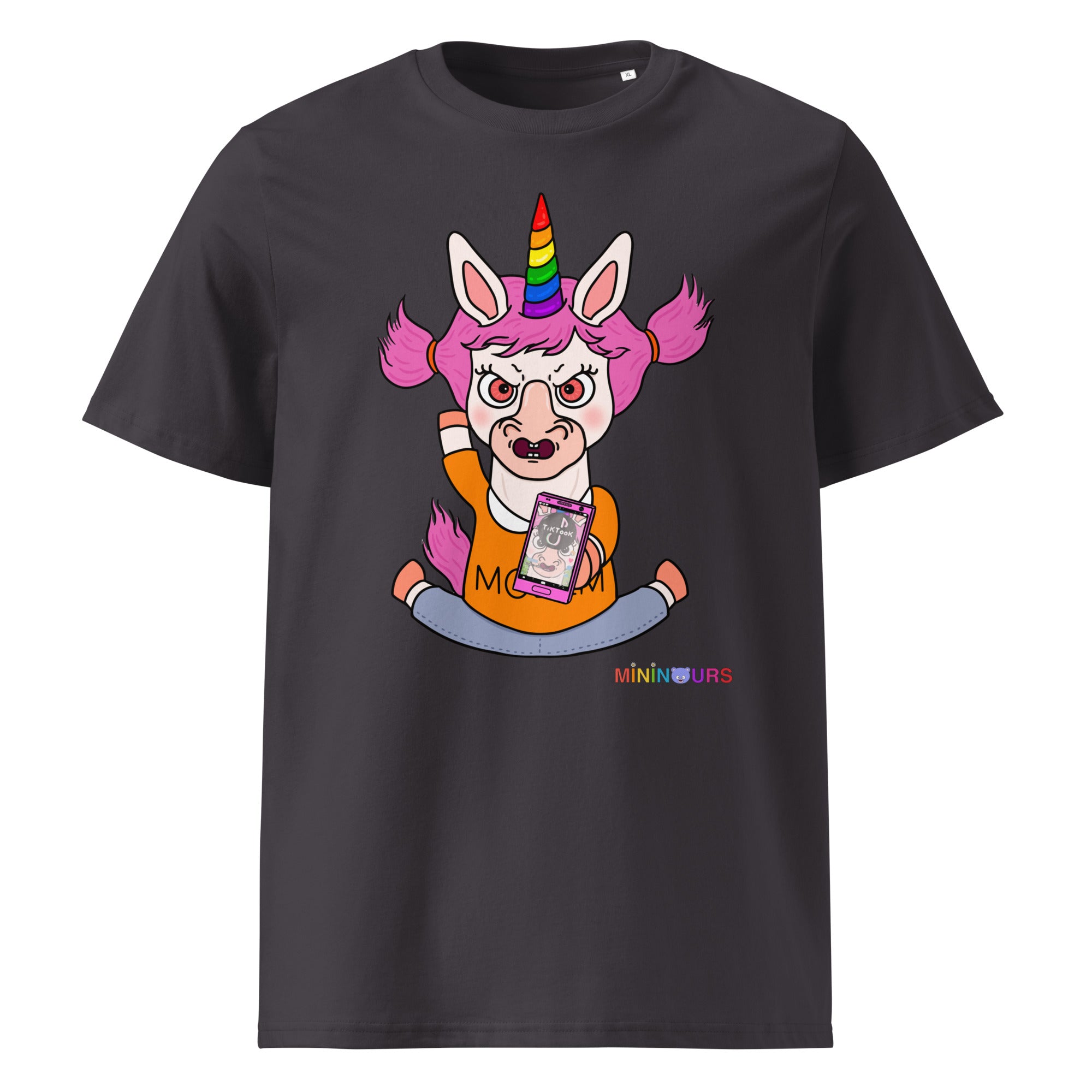 Licorne - Mininours - T-shirt unisexe en coton biologique