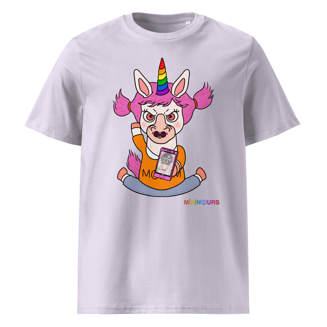 Licorne - Mininours - T-shirt unisexe en coton biologique