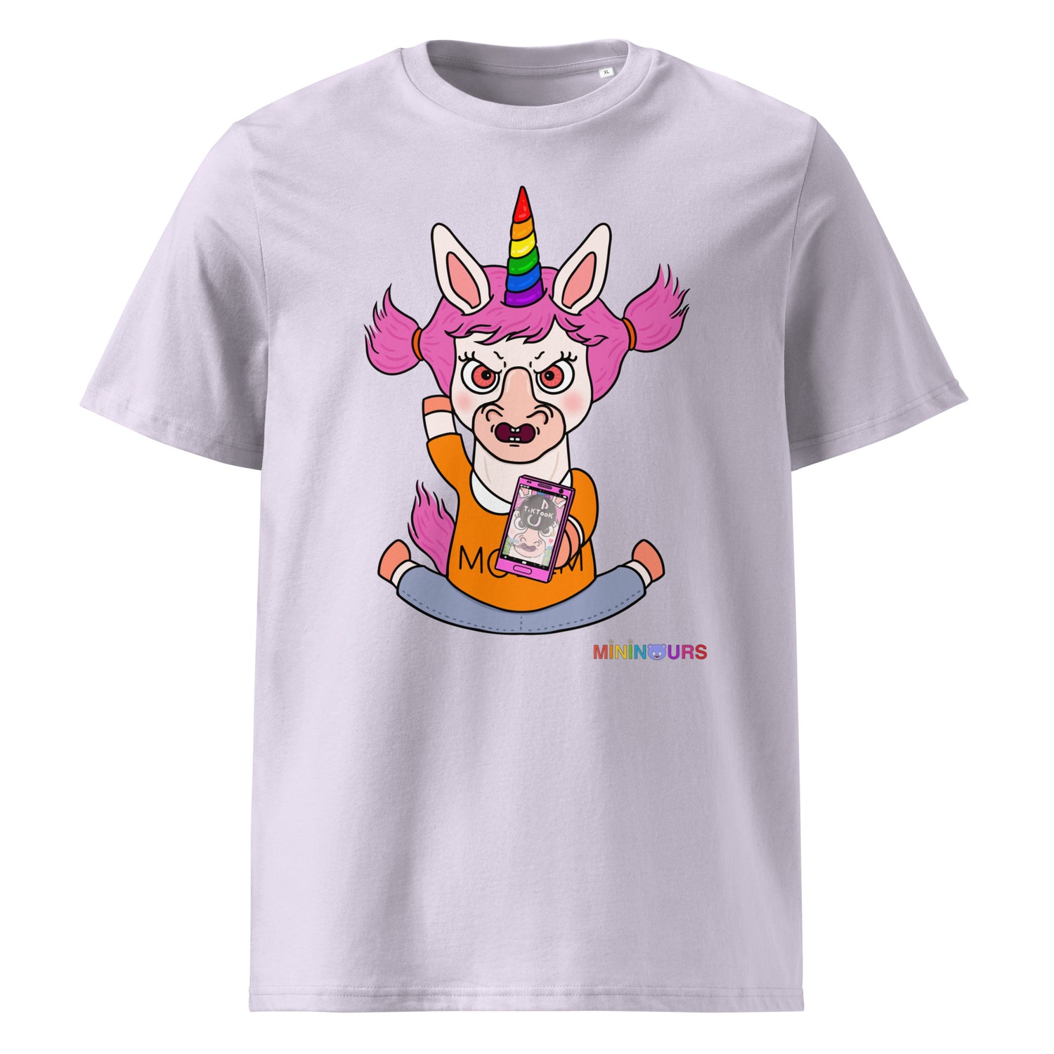 Licorne - Mininours - T-shirt unisexe en coton biologique