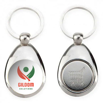 Gildom - Jeton Caddie finition cuir ou métal